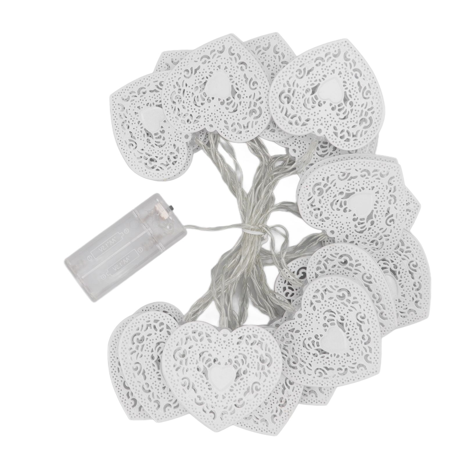 LED Love String Lights Iron 3 Meter Warm 20 Lamp Beads White Decoration Light view 2