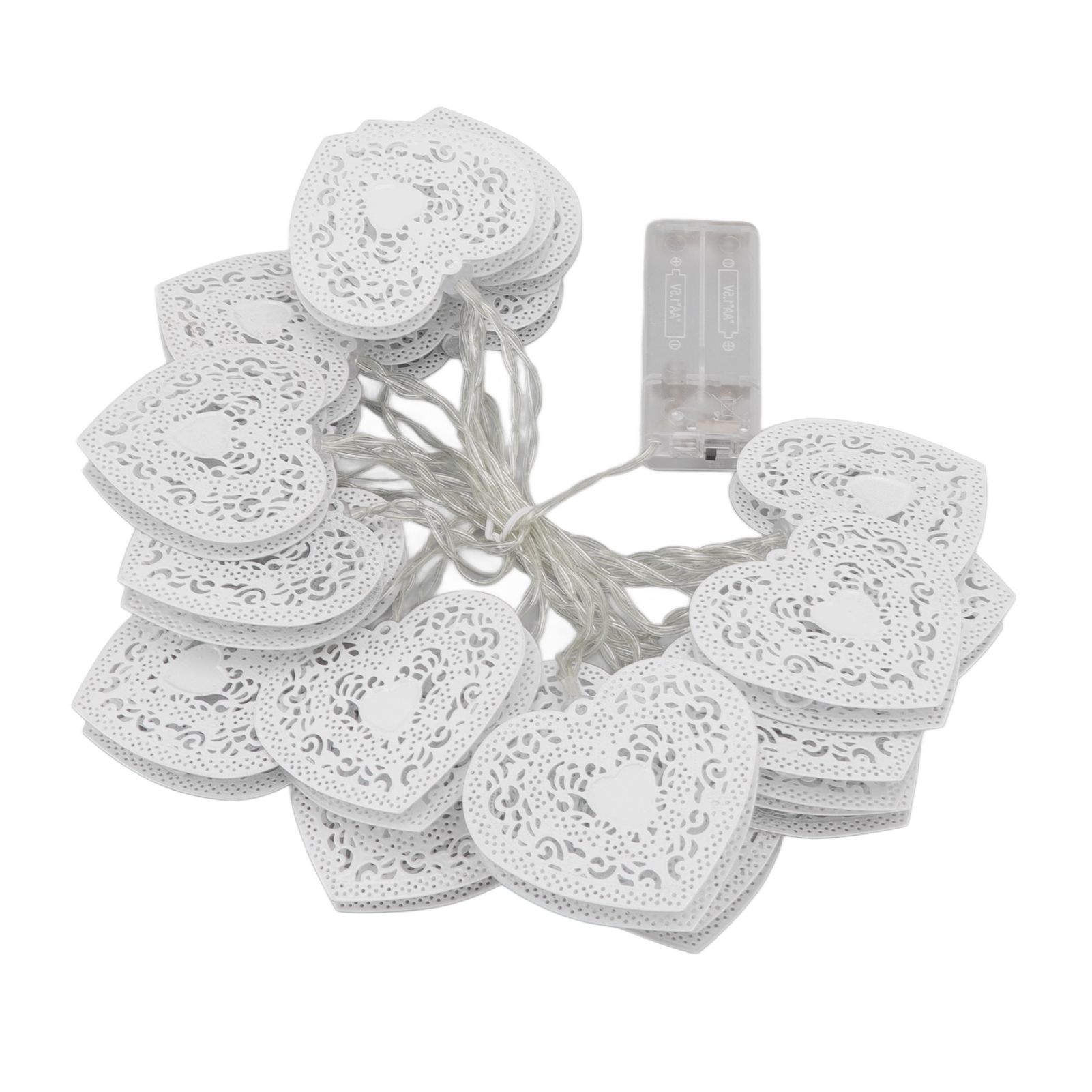 LED Love String Lights Iron 3 Meter Warm 20 Lamp Beads White Decoration Light view 6