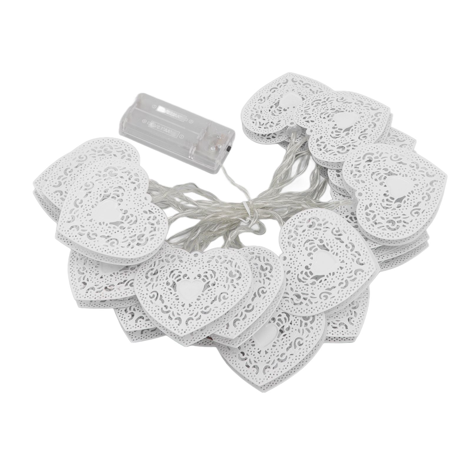 LED Love String Lights Iron 3 Meter Warm 20 Lamp Beads White Decoration Light view 8