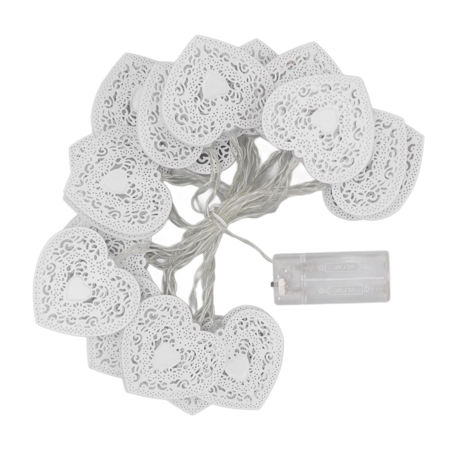 LED Love String Lights Iron 3 Meter Warm 20 Lamp Beads White Decoration Light view 10