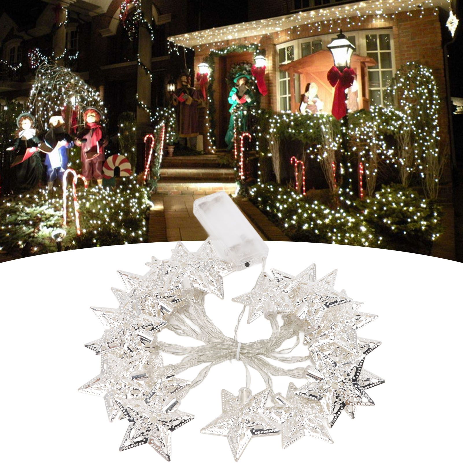 Star String Lights 20LEDs 3 Meters Star Fairy String Lights for Bedroom view 12