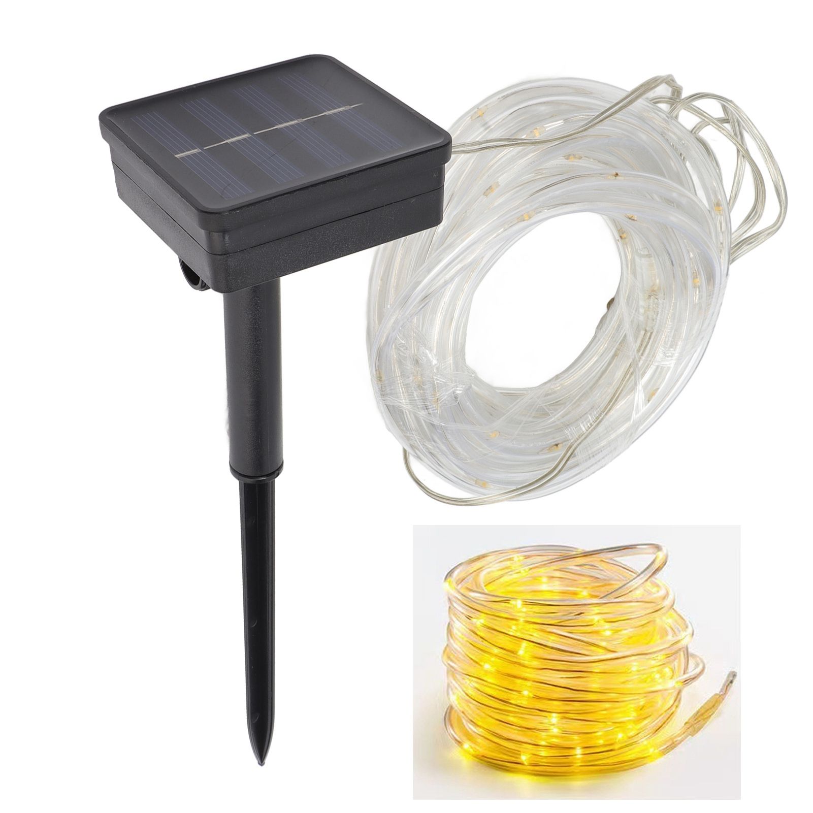 Solar Rope String Lights Waterproof High Brightness LED Solar String Lights view 11