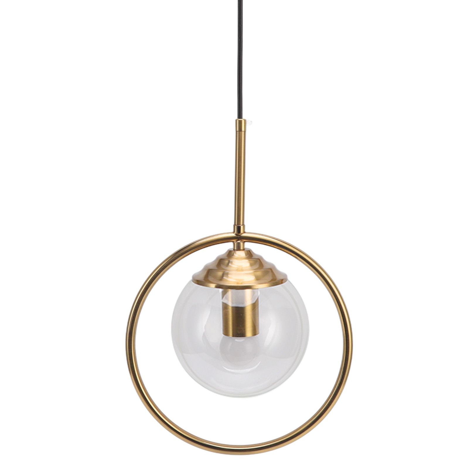 Ceiling Pendant Lamp E27/E26 Calibre Glass Iron Minimalist Style Hanging view 5