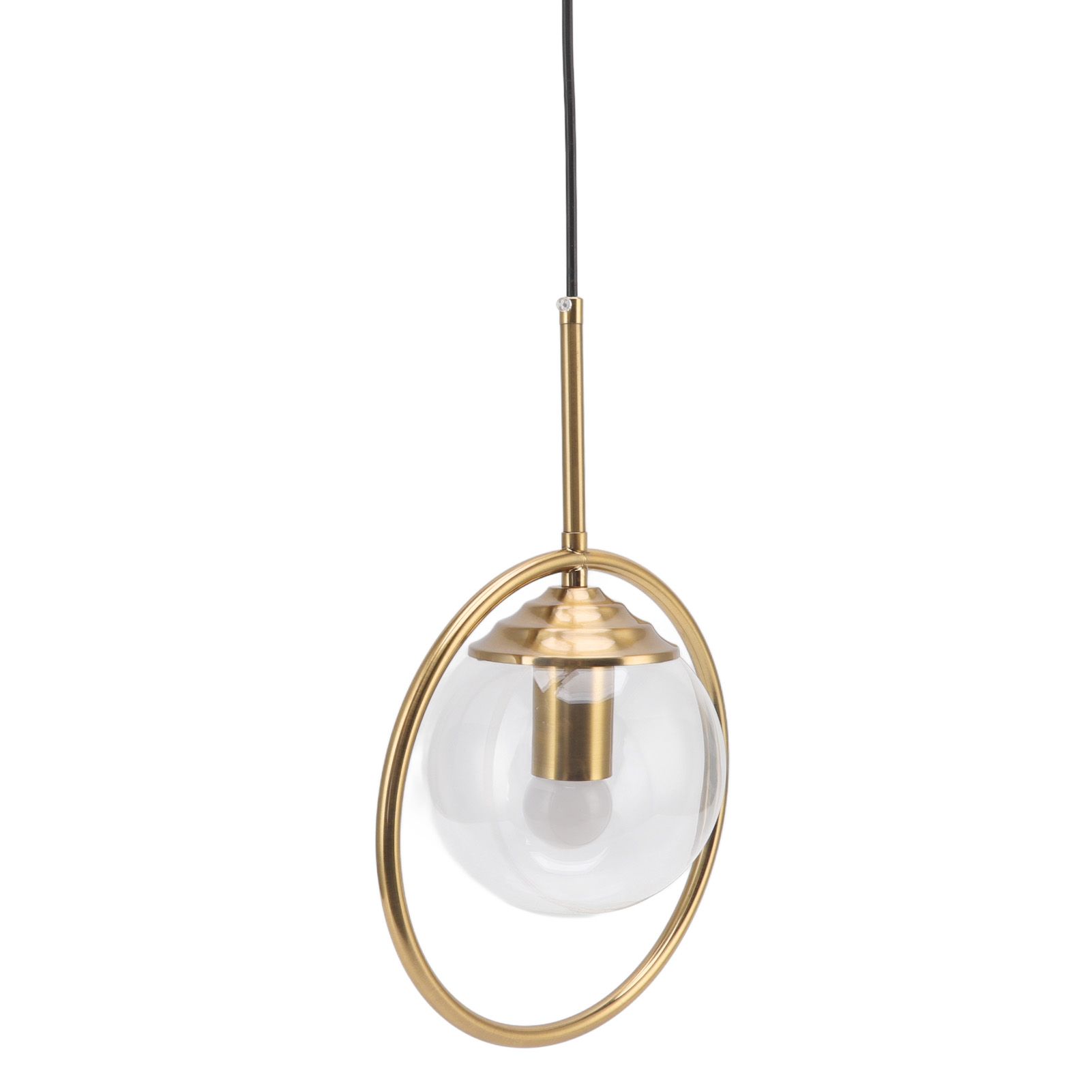 Ceiling Pendant Lamp E27/E26 Calibre Glass Iron Minimalist Style Hanging view 6