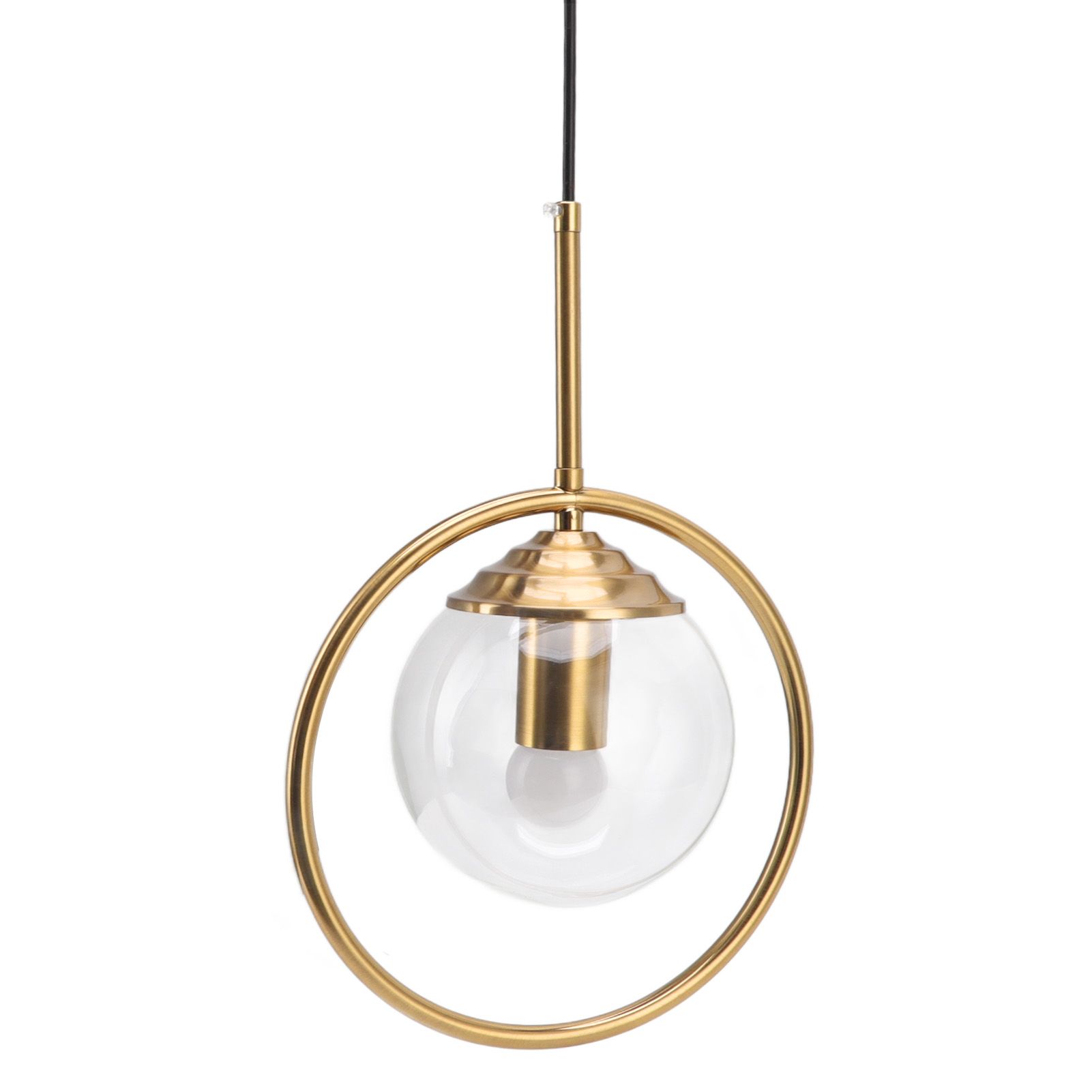 Ceiling Pendant Lamp E27/E26 Calibre Glass Iron Minimalist Style Hanging view 9
