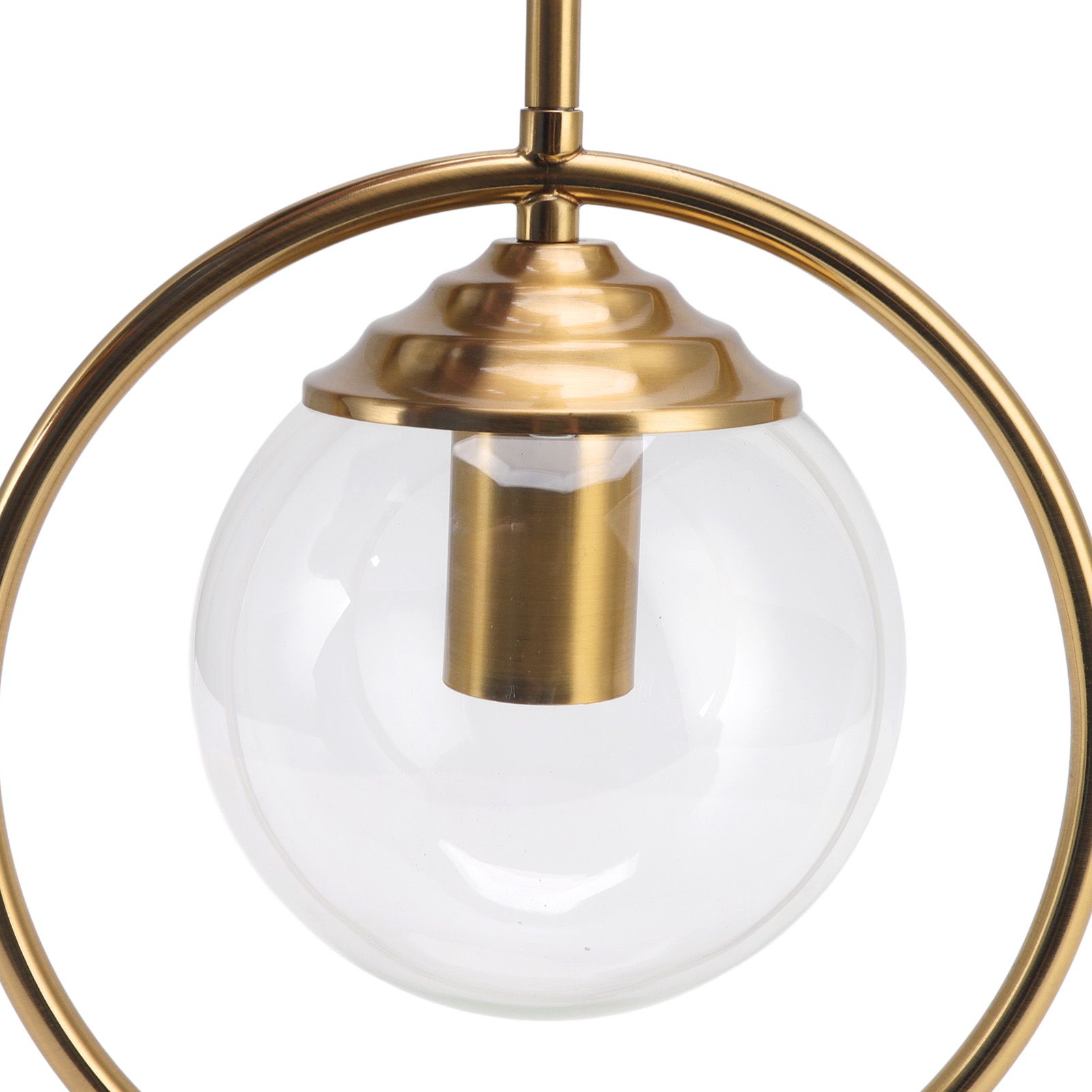 Ceiling Pendant Lamp E27/E26 Calibre Glass Iron Minimalist Style Hanging view 13