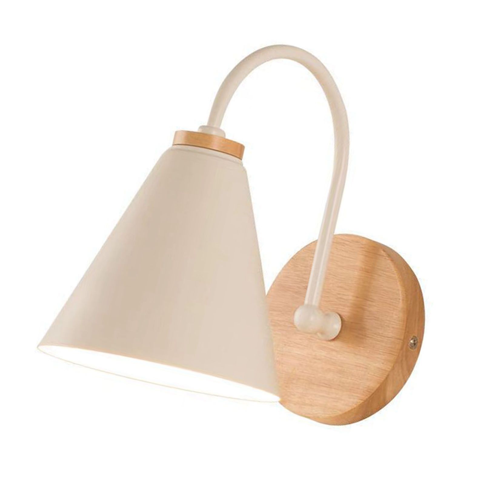 Corridor Wall Lamp Iron Lampshade Wall Mounted Curved Light for Bedroom Living view 3