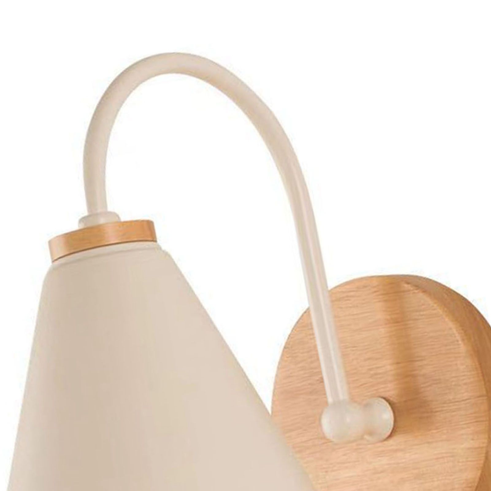 Corridor Wall Lamp Iron Lampshade Wall Mounted Curved Light for Bedroom Living view 7