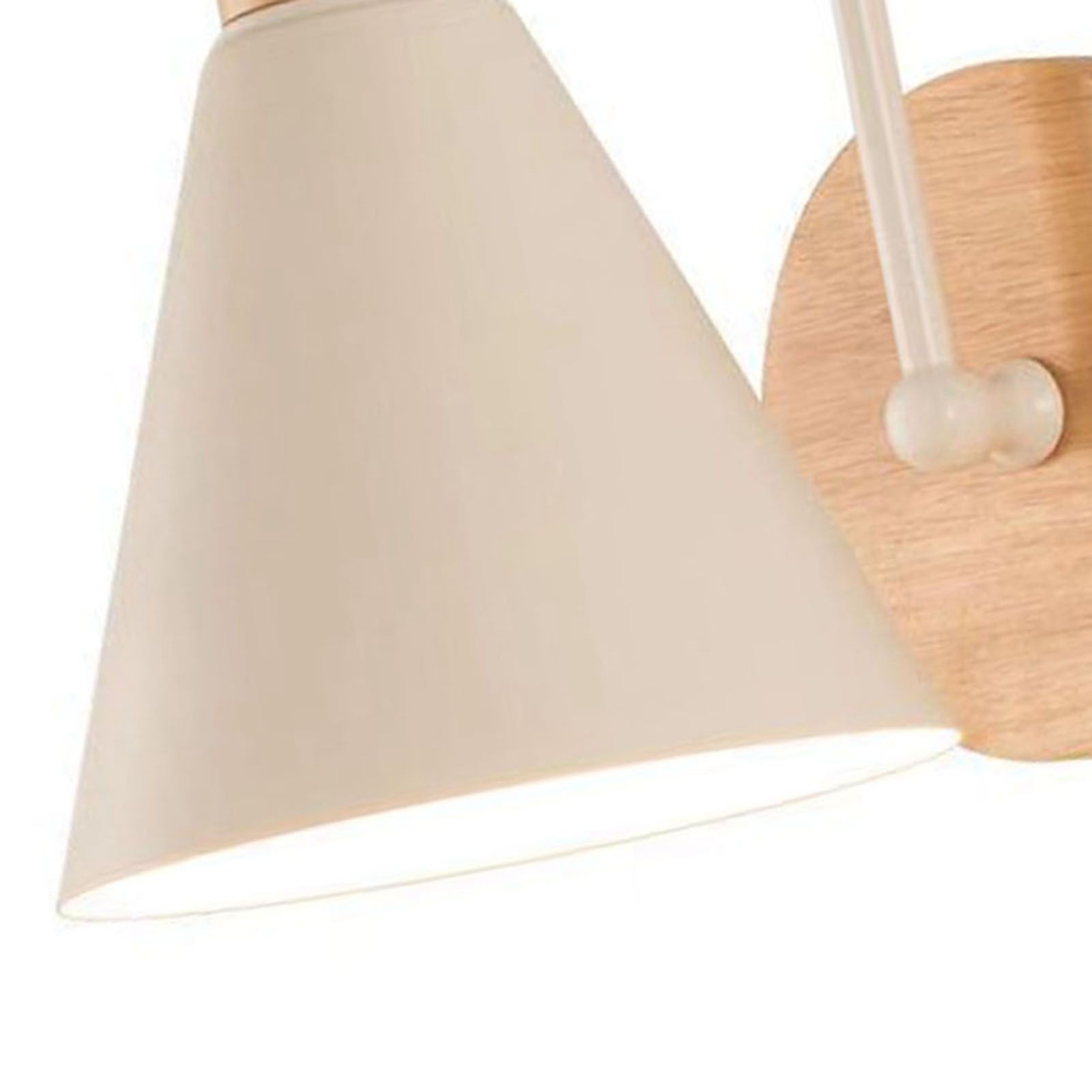 Corridor Wall Lamp Iron Lampshade Wall Mounted Curved Light for Bedroom Living view 9