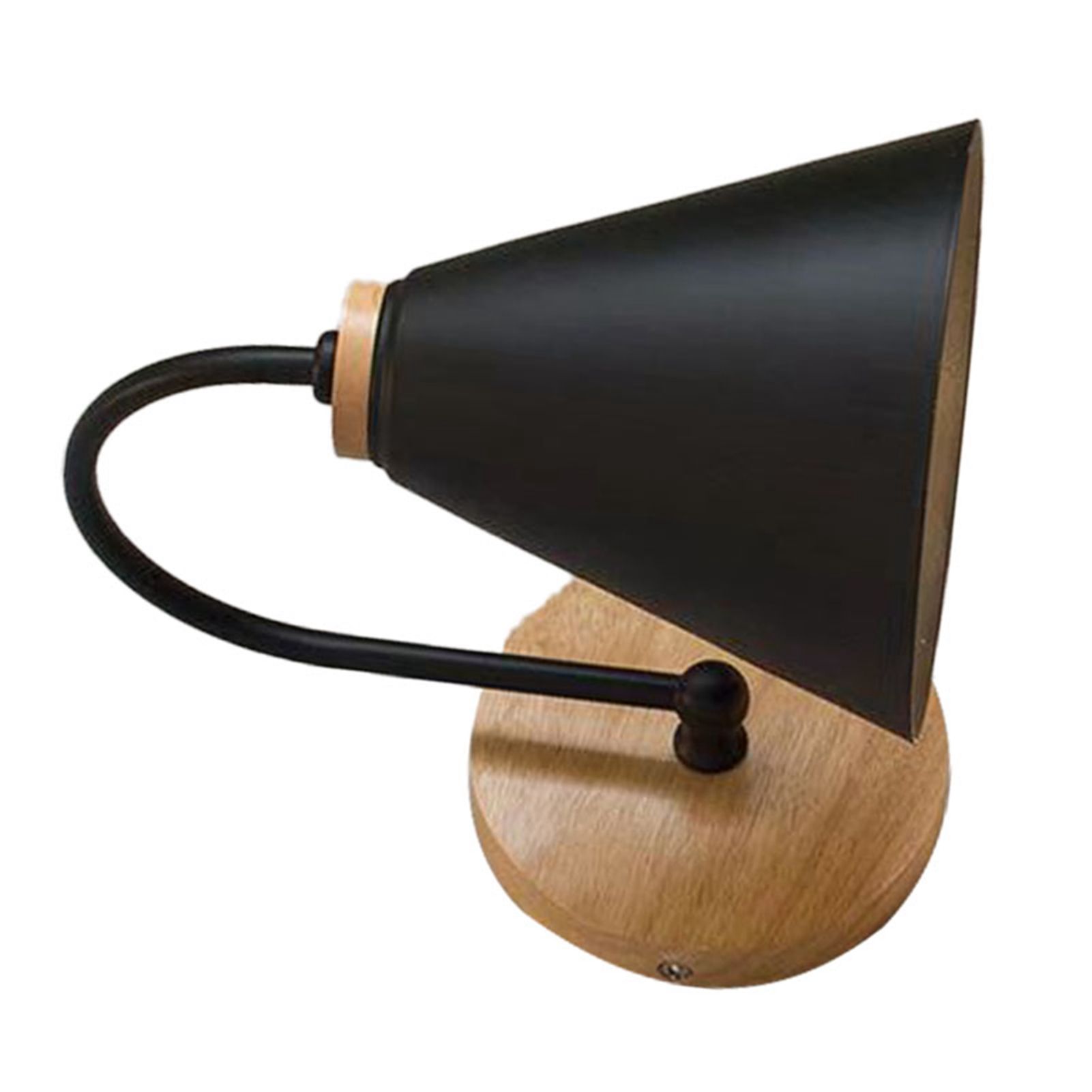 Corridor Wall Lamp Iron Lampshade Wall Mounted Curved Light for Bedroom Living view 4