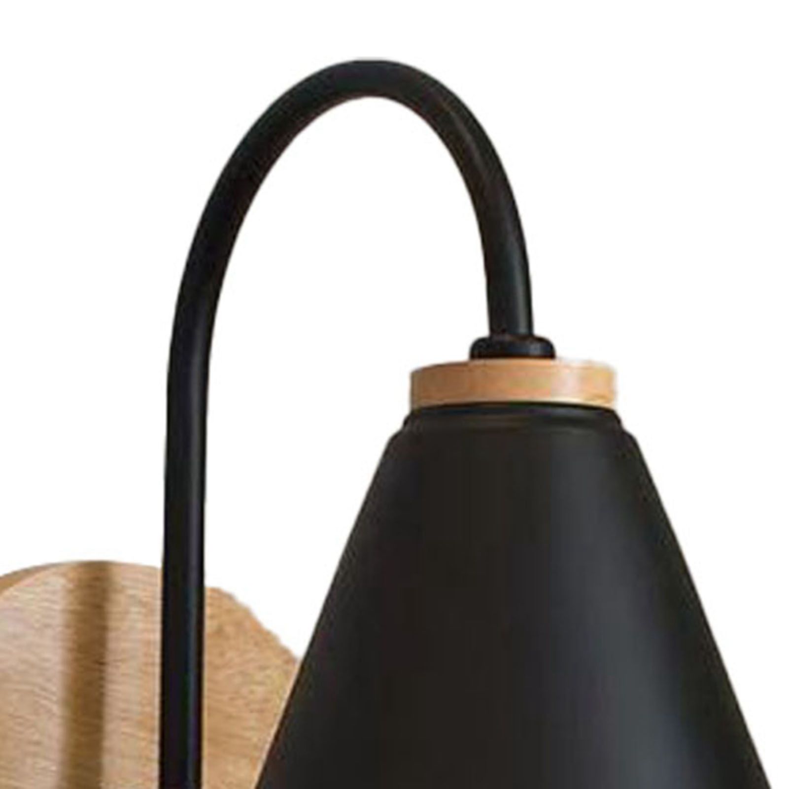 Corridor Wall Lamp Iron Lampshade Wall Mounted Curved Light for Bedroom Living view 6