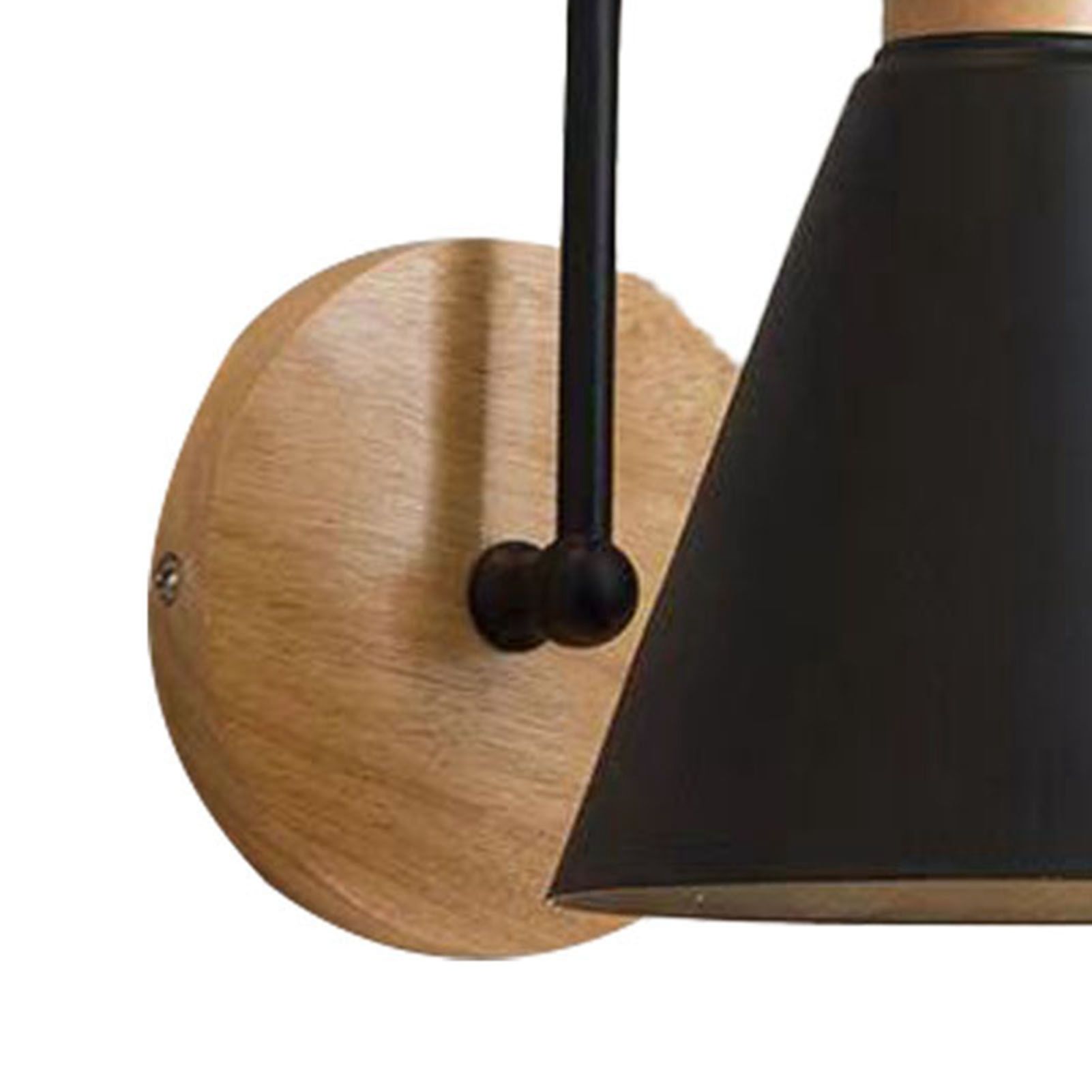 Corridor Wall Lamp Iron Lampshade Wall Mounted Curved Light for Bedroom Living view 7
