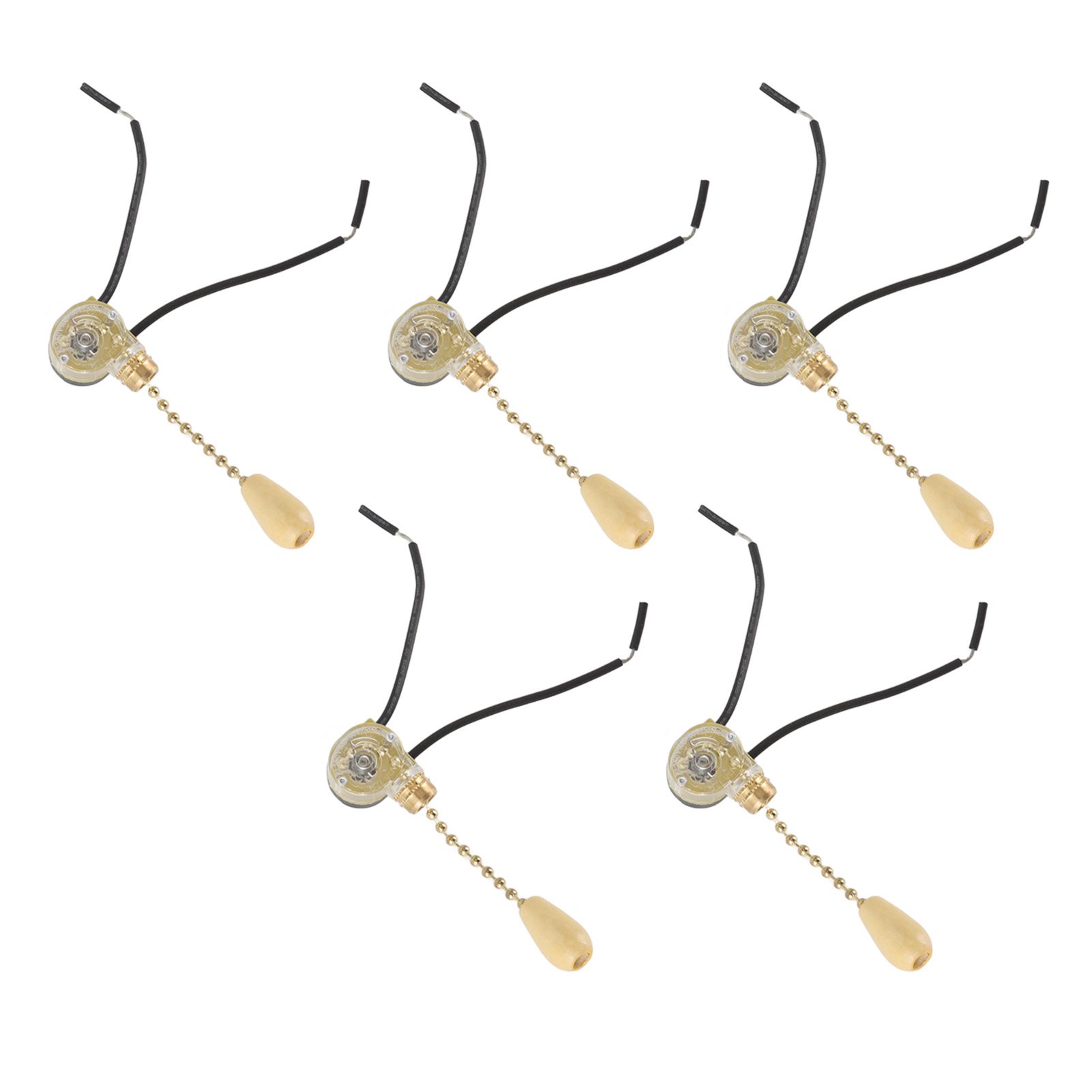 5pcs Pull Chain Switch Exquisite Replacement Ceiling Fan Light Switch Cord for view 5