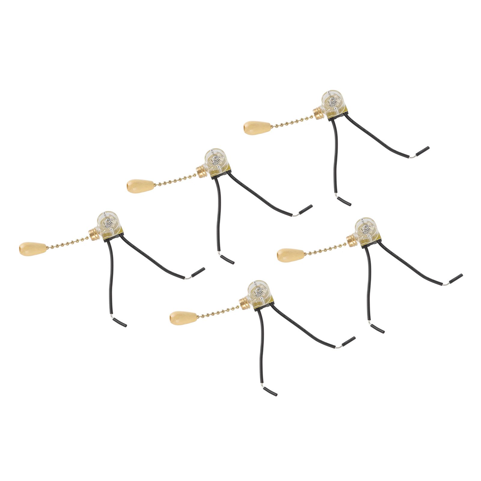 5pcs Pull Chain Switch Exquisite Replacement Ceiling Fan Light Switch Cord for view 10