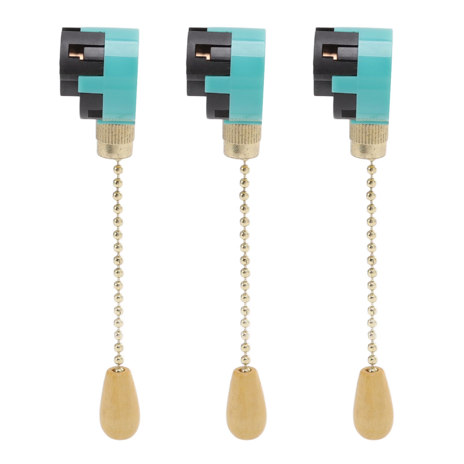 3Pcs Ceiling Light Pull Chain Switch 3 Speed 4 Wire Ceiling Fan Lamp Switch view 7
