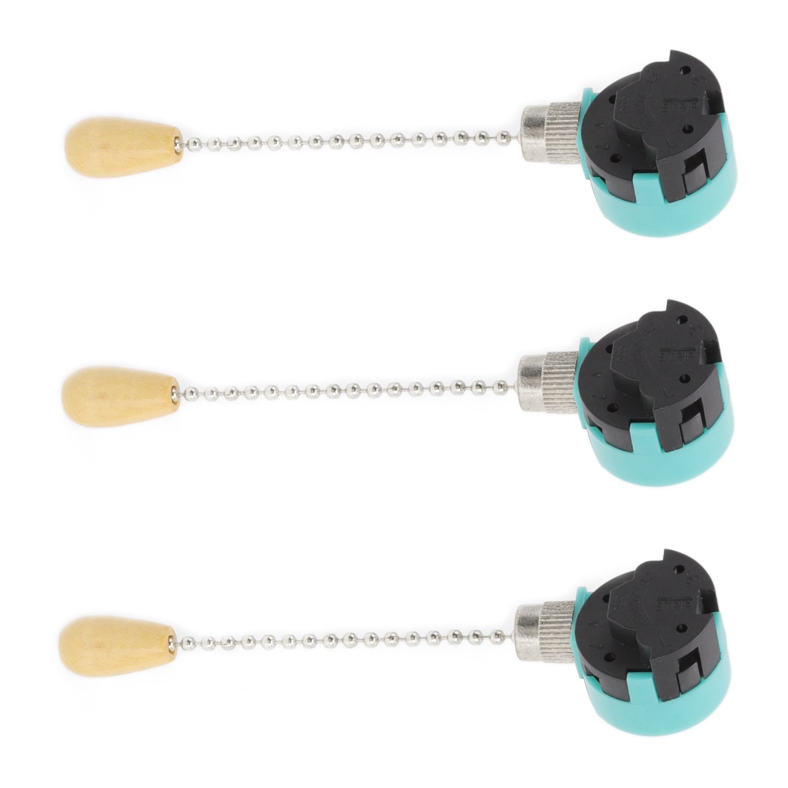 3Pcs Ceiling Light Pull Chain Switch 3 Speed 4 Wire Ceiling Fan Lamp Switch view 10