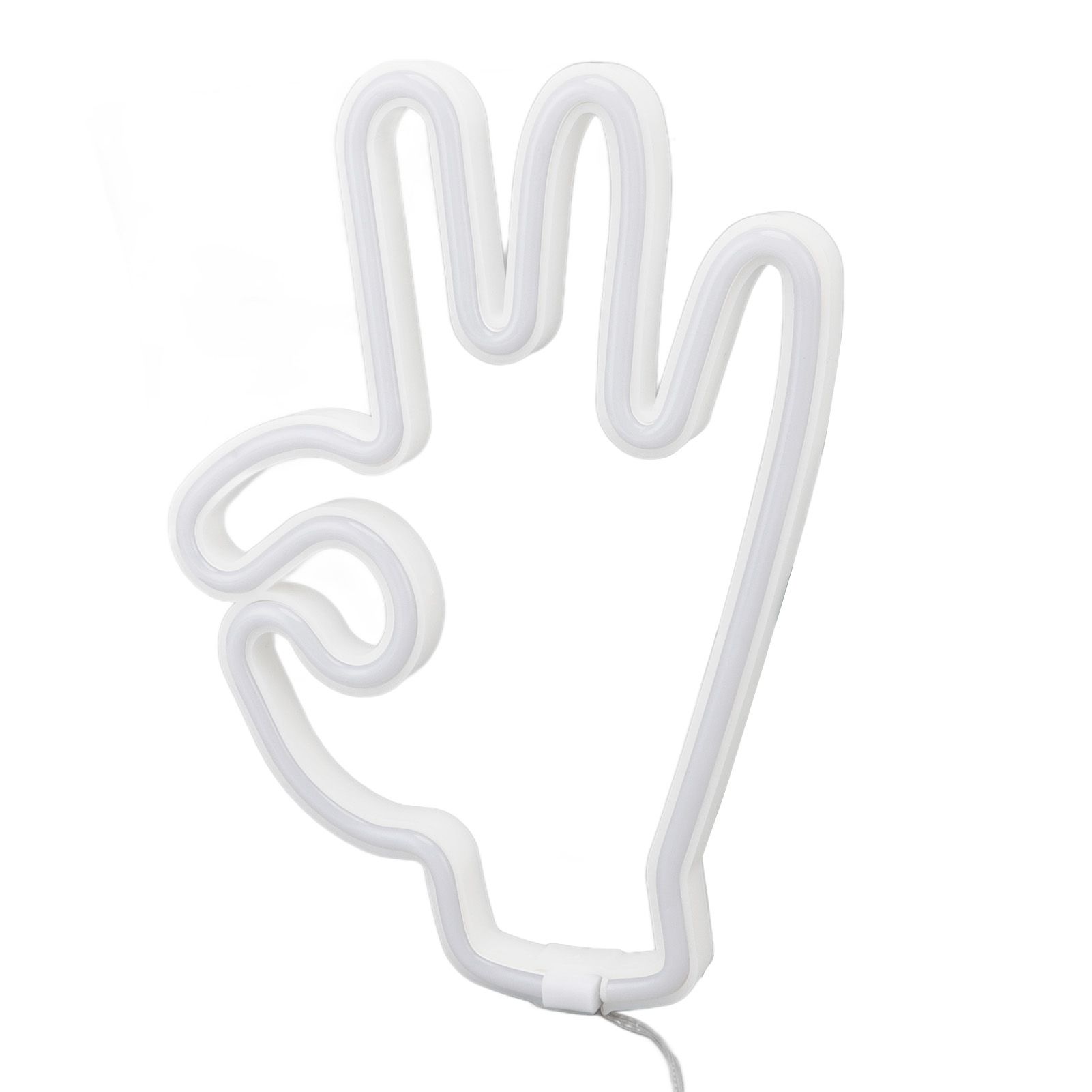 Hand Finger Neon Light OK Shaped LED Neon Sign Battery USB and Battery Powered view 3
