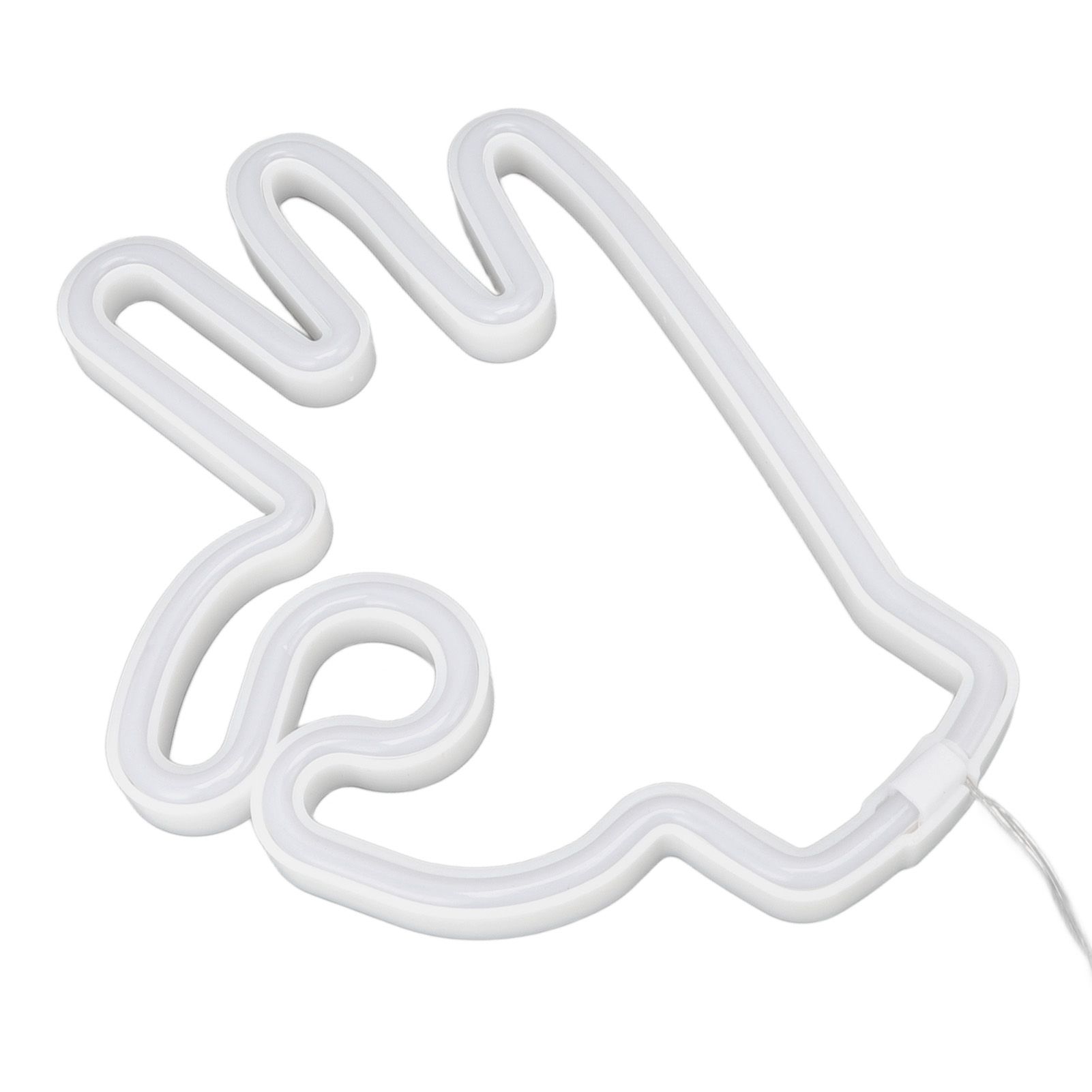 Hand Finger Neon Light OK Shaped LED Neon Sign Battery USB and Battery Powered view 4