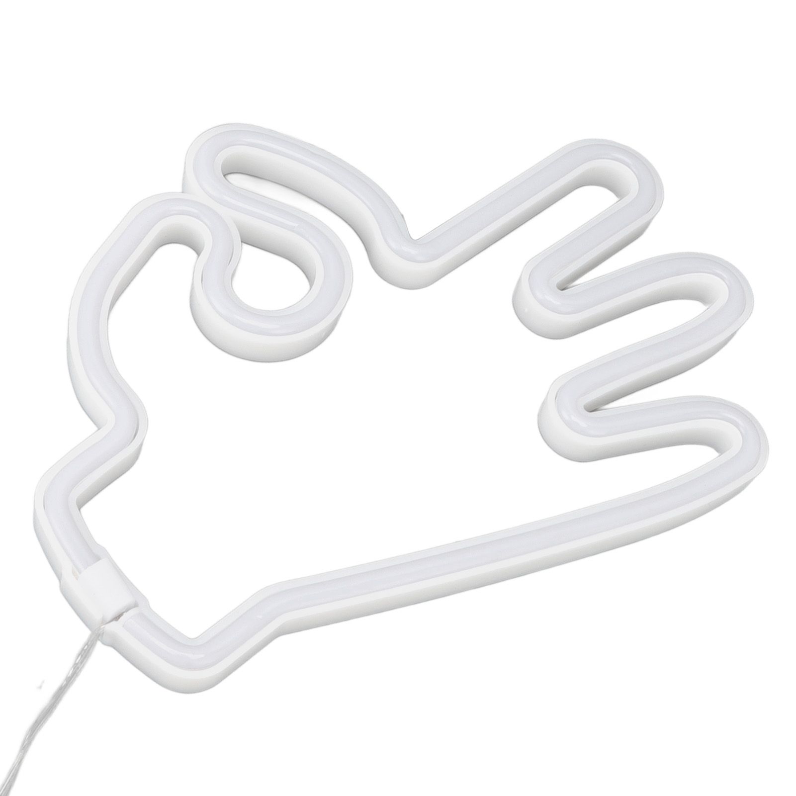 Hand Finger Neon Light OK Shaped LED Neon Sign Battery USB and Battery Powered view 5