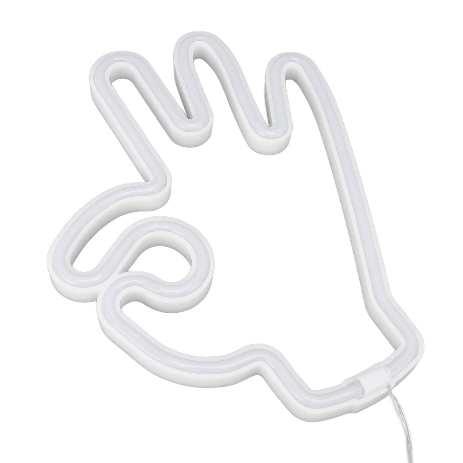 Hand Finger Neon Light OK Shaped LED Neon Sign Battery USB and Battery Powered view 8