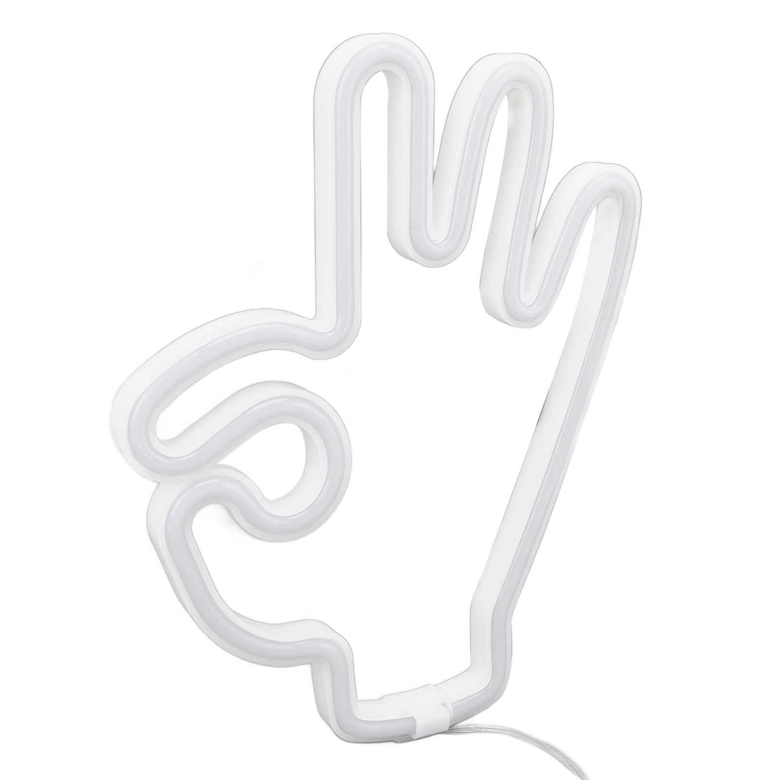 Hand Finger Neon Light OK Shaped LED Neon Sign Battery USB and Battery Powered view 9