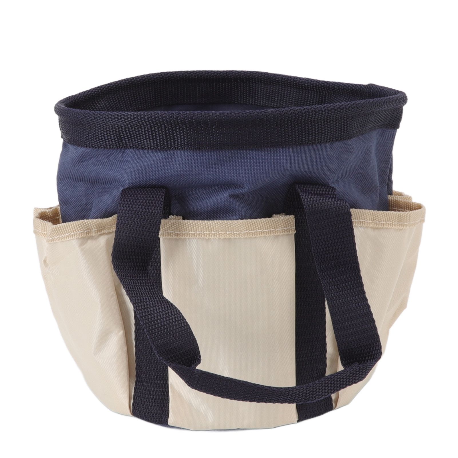 Round Garden Tools Bag 6 Pockets Oxford Cloth Gardening Tool Storage Tote for