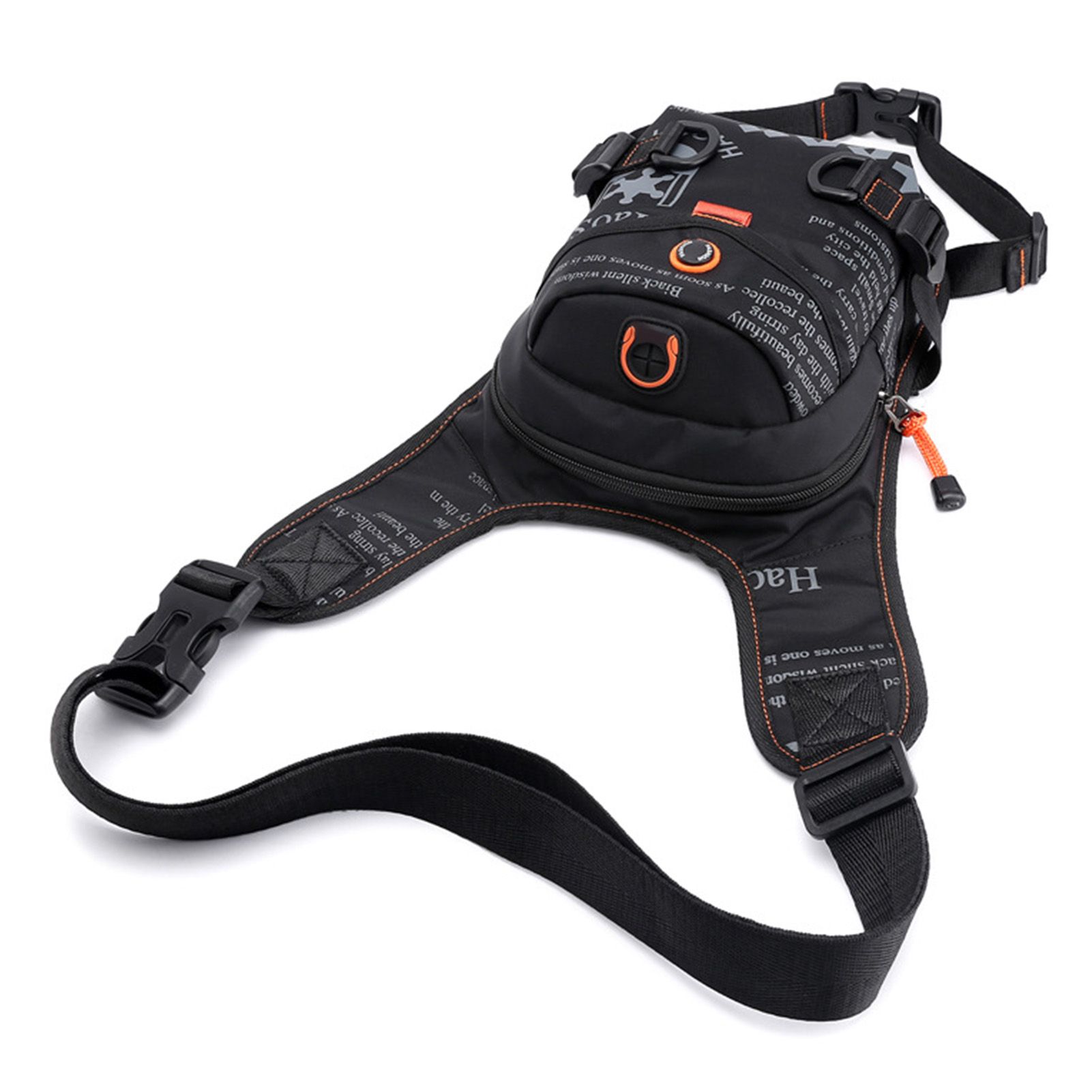 Motorcycle Leg Bag Portable Waterproof Nylon Waist Pack Outdoor Cycling Cross view 3
