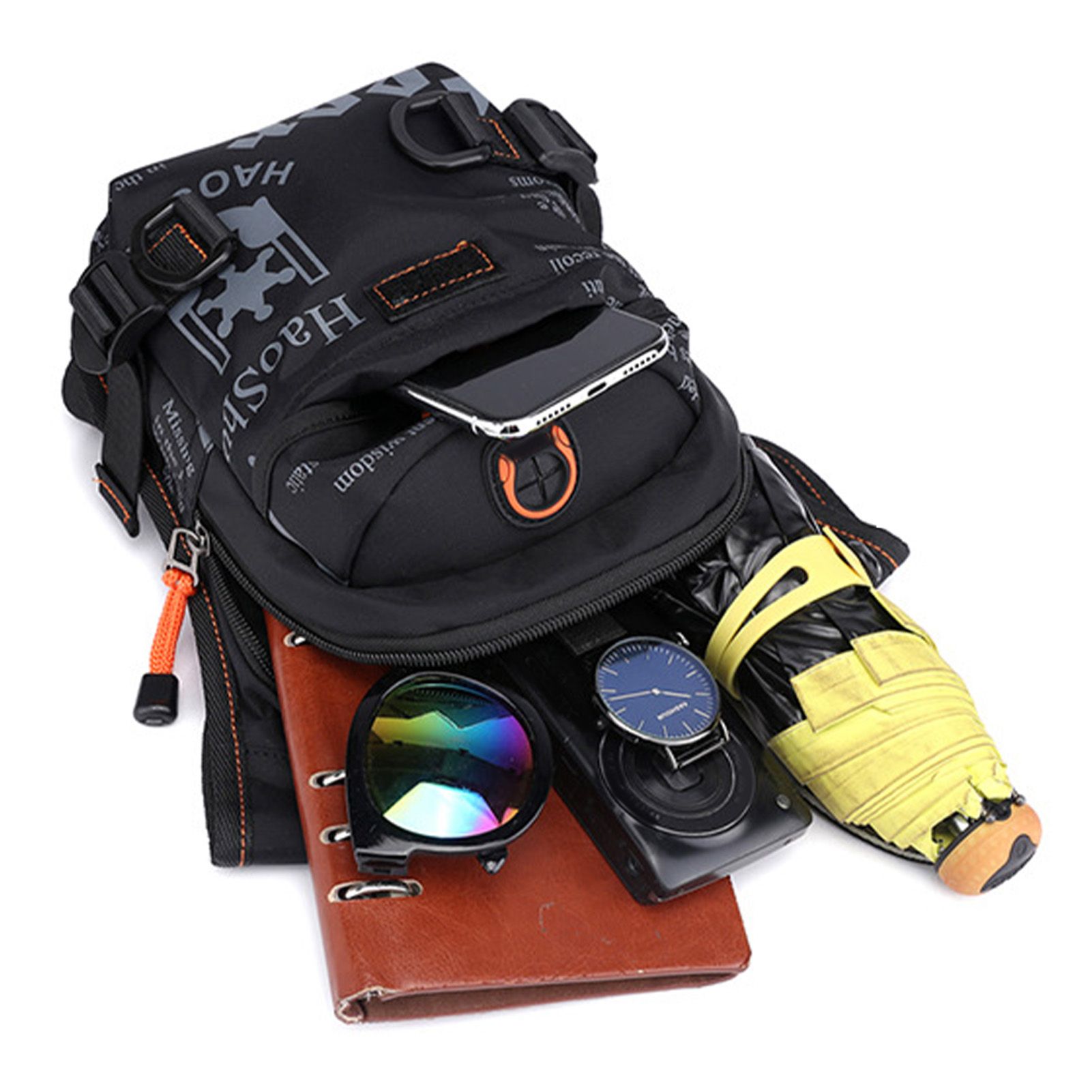 Motorcycle Leg Bag Portable Waterproof Nylon Waist Pack Outdoor Cycling Cross view 4