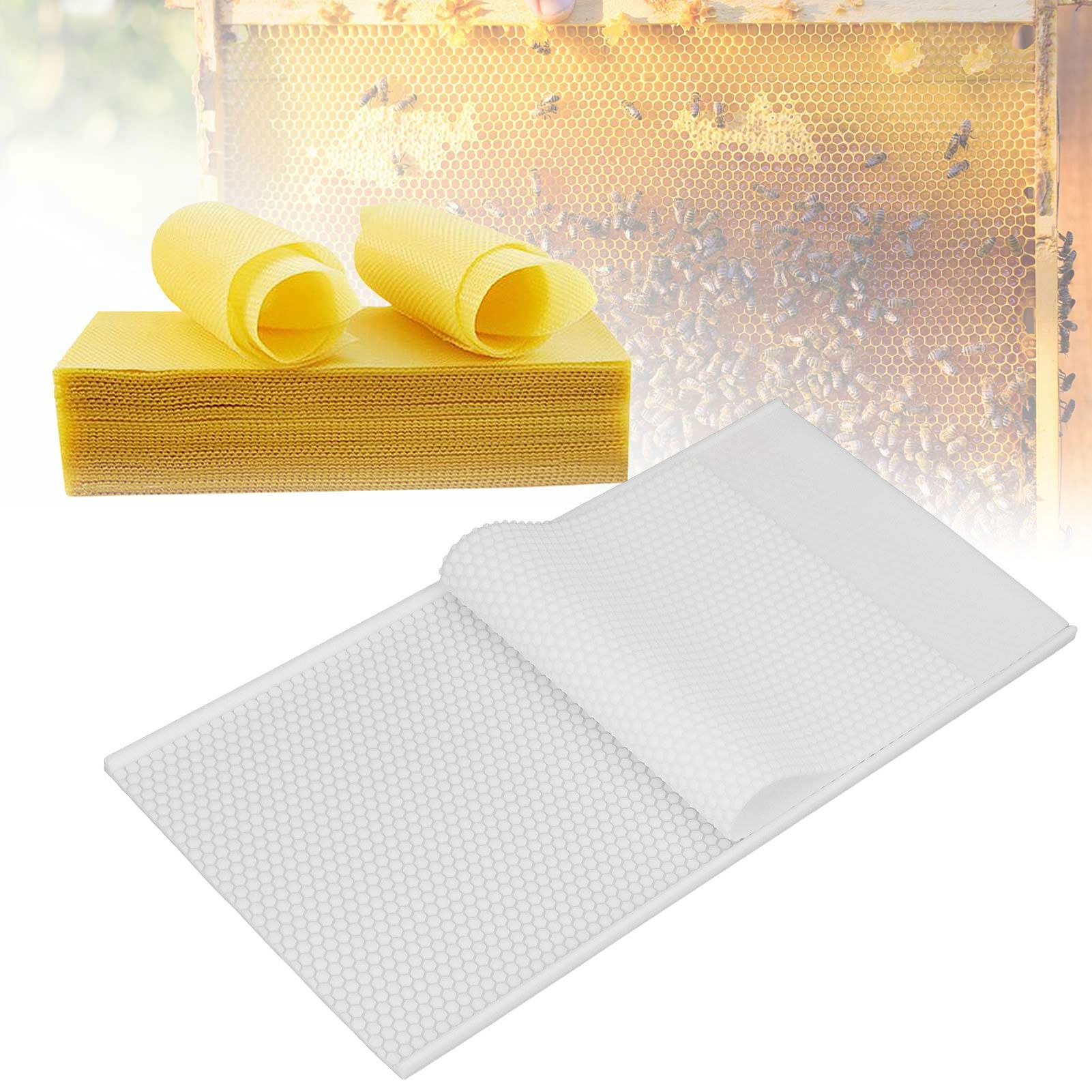2 Pcs Silicone Beeswax Mold 5.4mm for Beeswax Foundation Sheets Press Embosser view 11