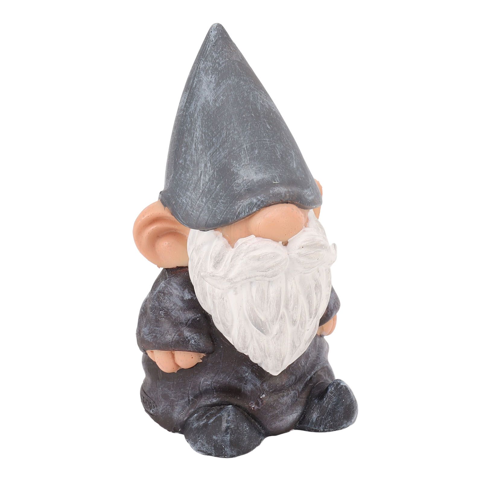 Garden Gnome Resin Structure Stable Bottom Retro Style Gnome Figurine for view 5