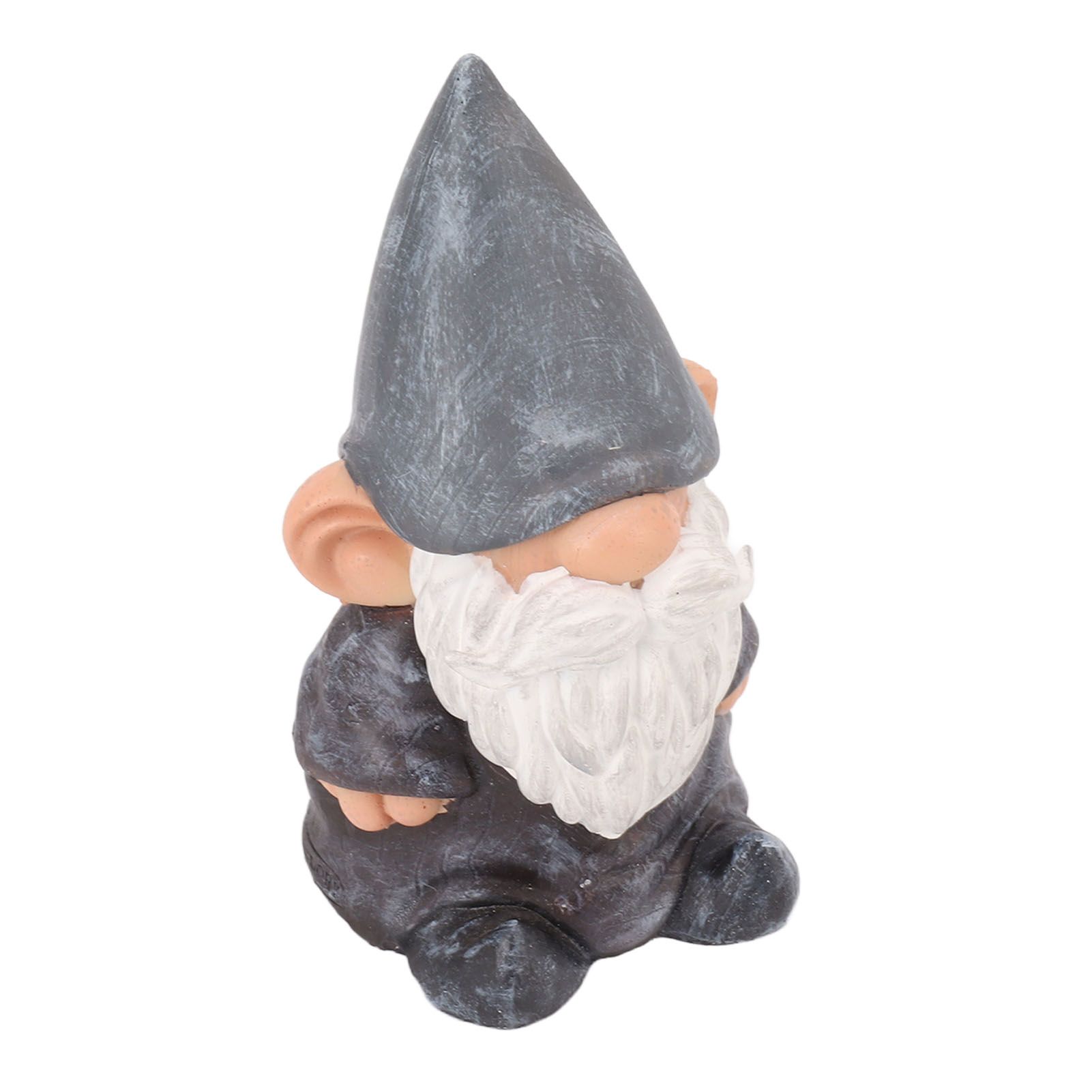 Garden Gnome Resin Structure Stable Bottom Retro Style Gnome Figurine for view 8