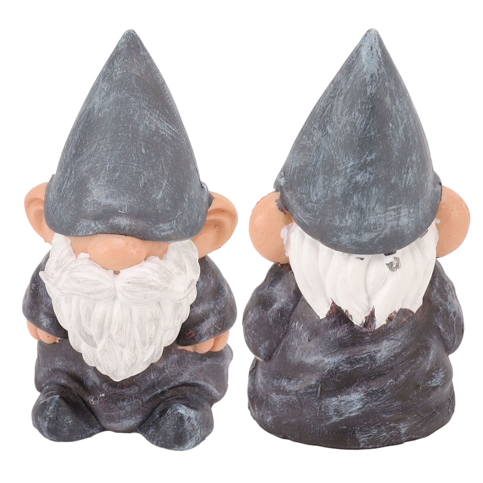 Garden Gnome Resin Structure Stable Bottom Retro Style Gnome Figurine for view 10