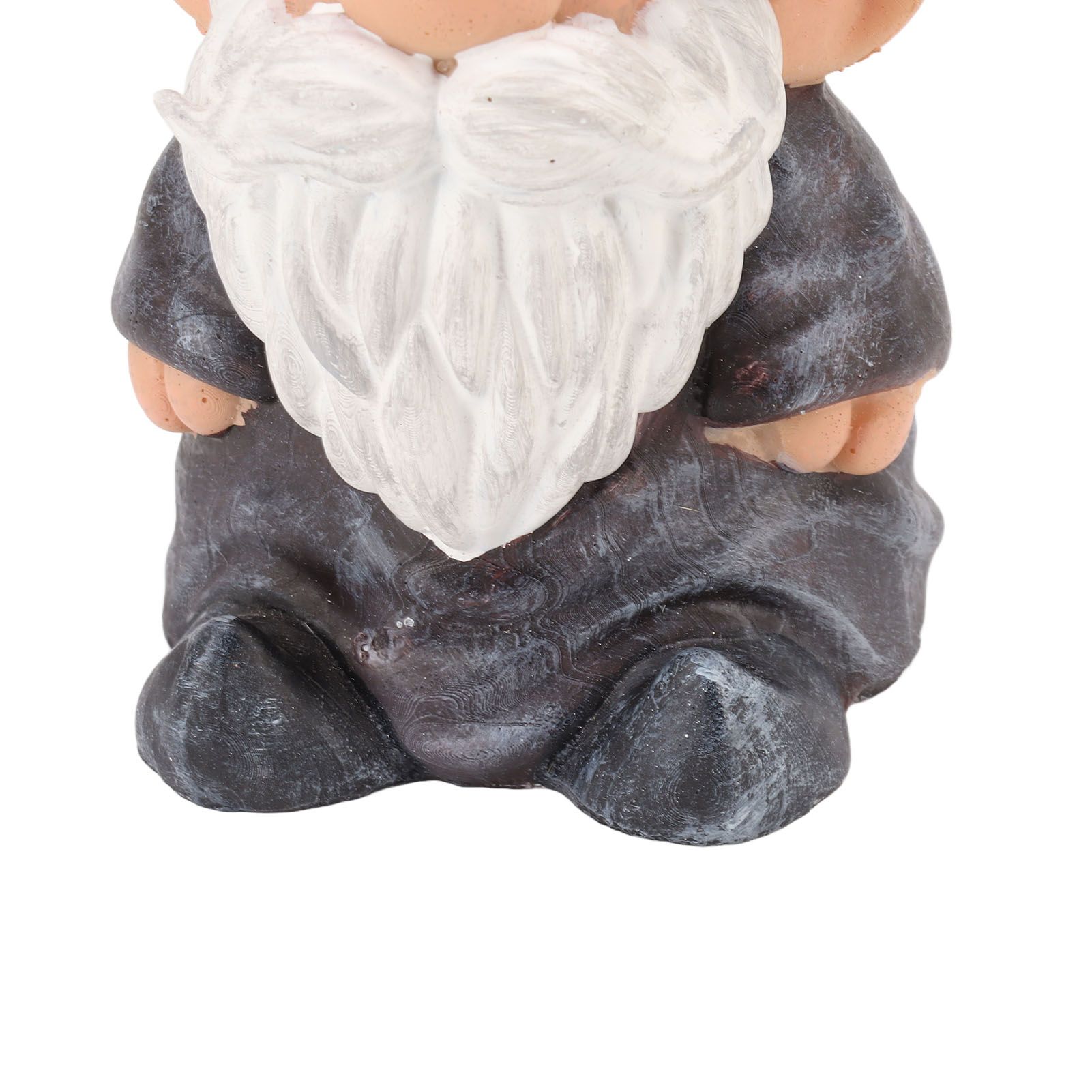 Garden Gnome Resin Structure Stable Bottom Retro Style Gnome Figurine for view 13