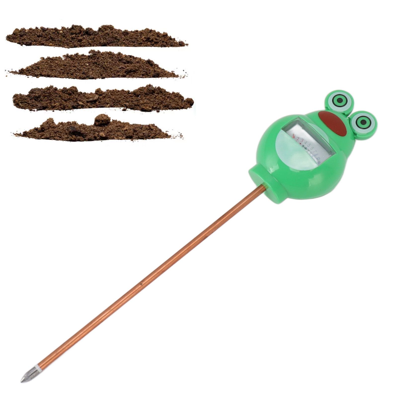 Soil PH Meter Colorful Rana Shape Soil Hygrometer Moisture Tester for Home view 11