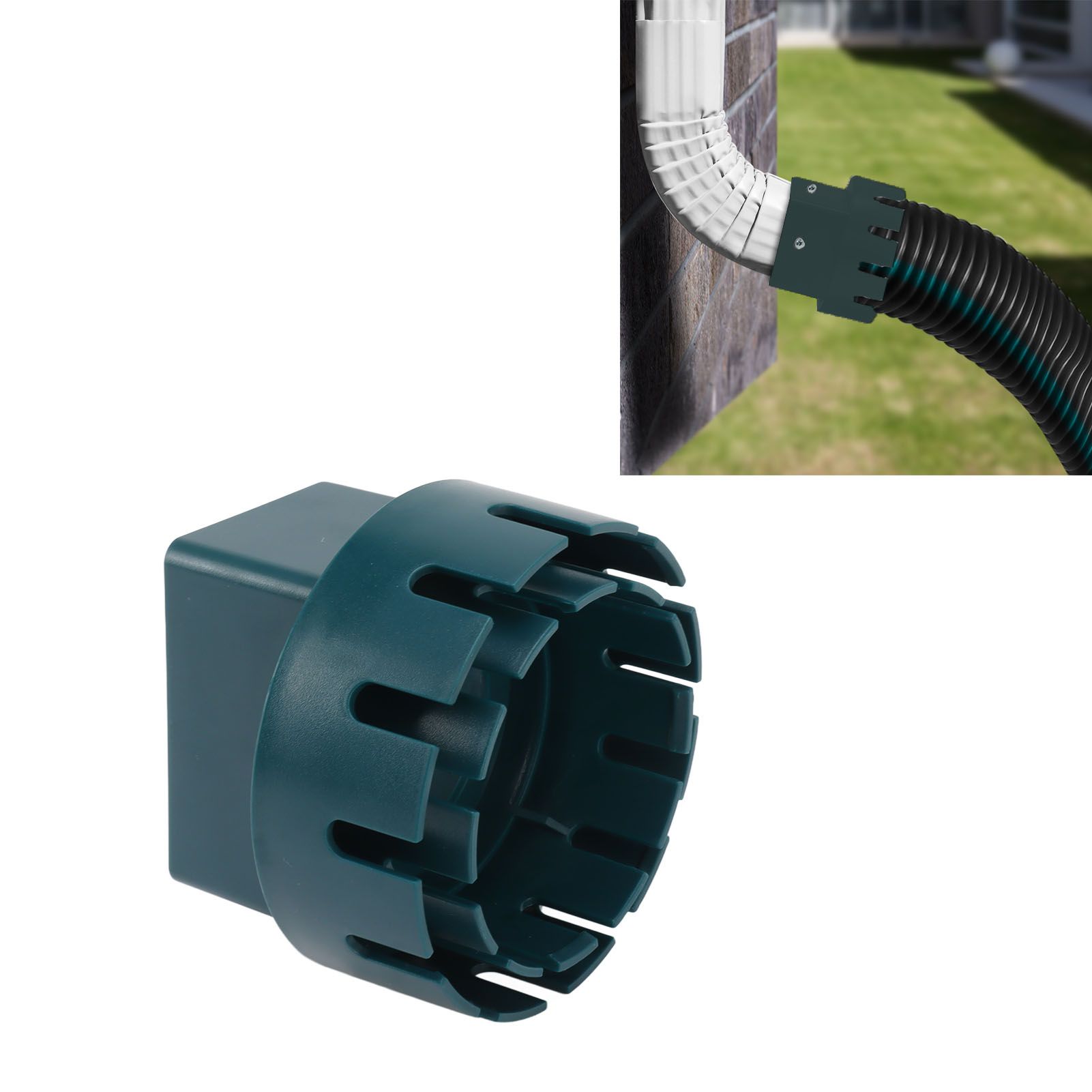 Downspout Adapter Plastic Drain Adapter Replacement Downpipe Converter view 12