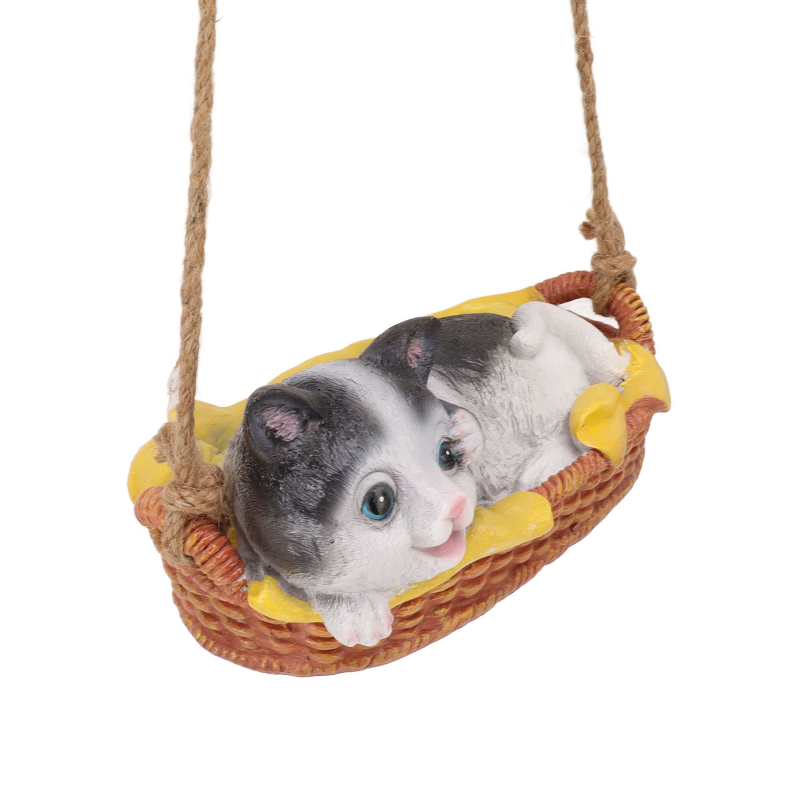 Cat Figurine Resin Kitten Statue Hanging Ornament Home Decoration for Outdoor view 5