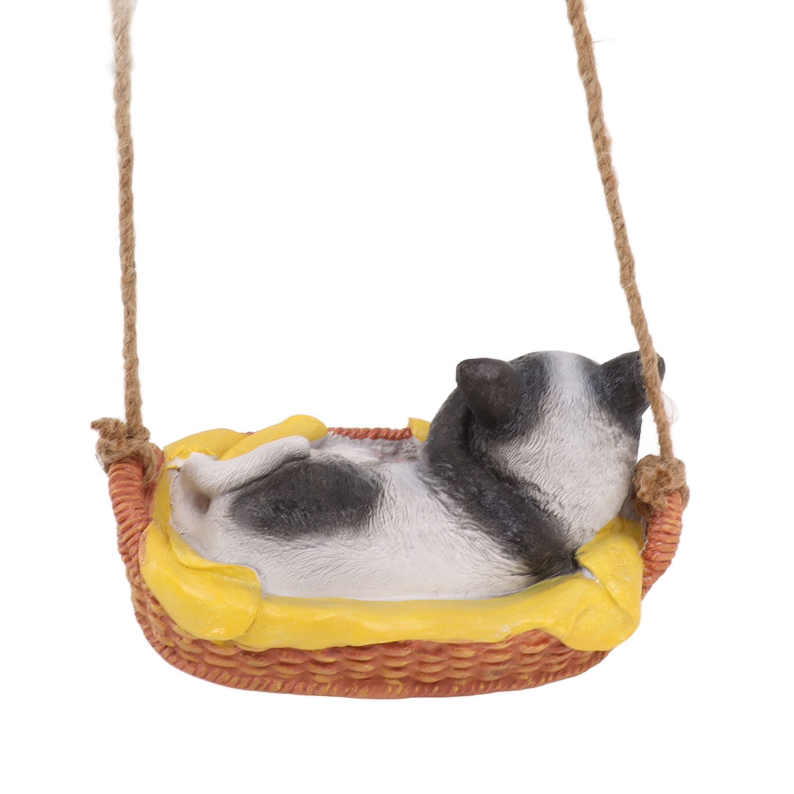 Cat Figurine Resin Kitten Statue Hanging Ornament Home Decoration for Outdoor view 8