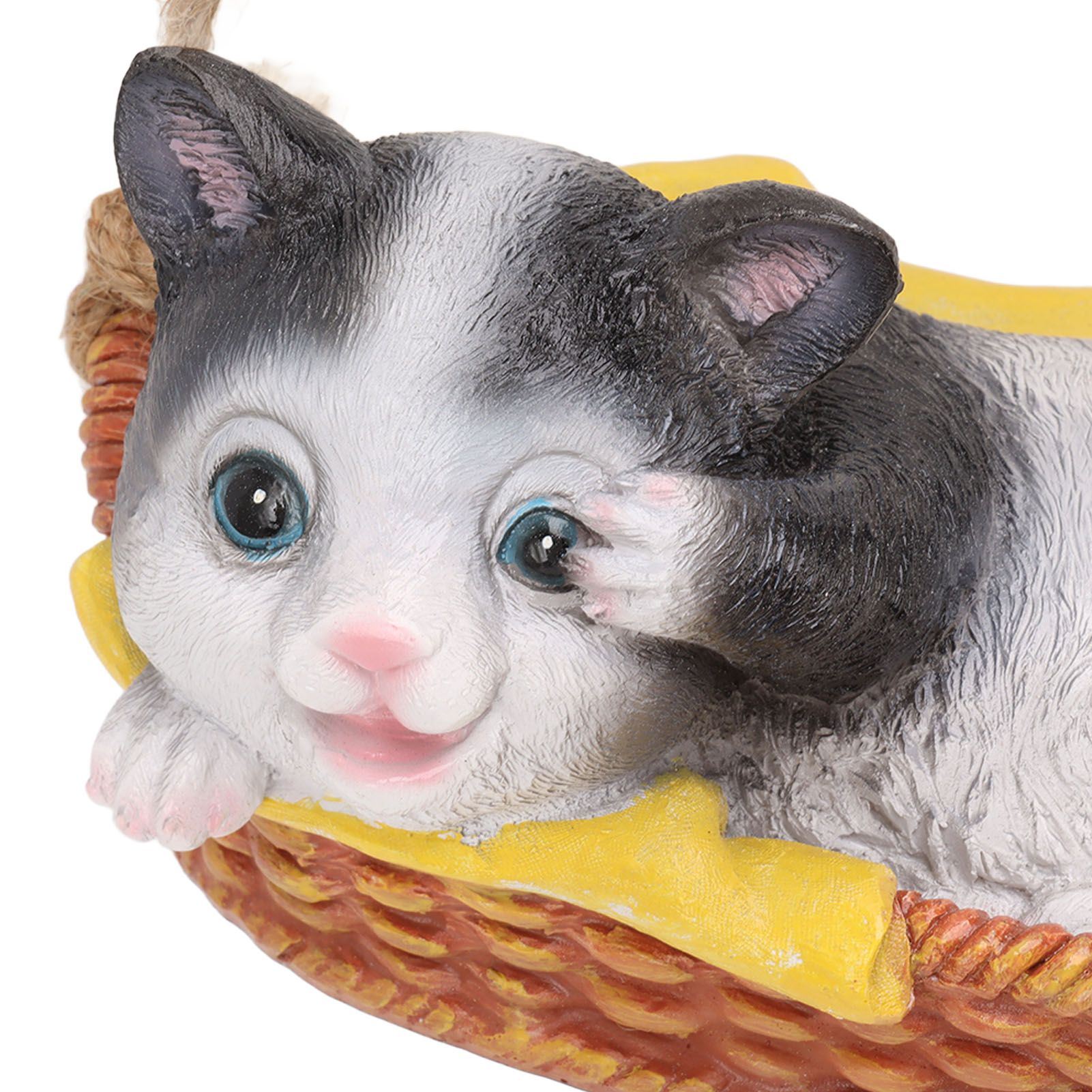 Cat Figurine Resin Kitten Statue Hanging Ornament Home Decoration for Outdoor view 15