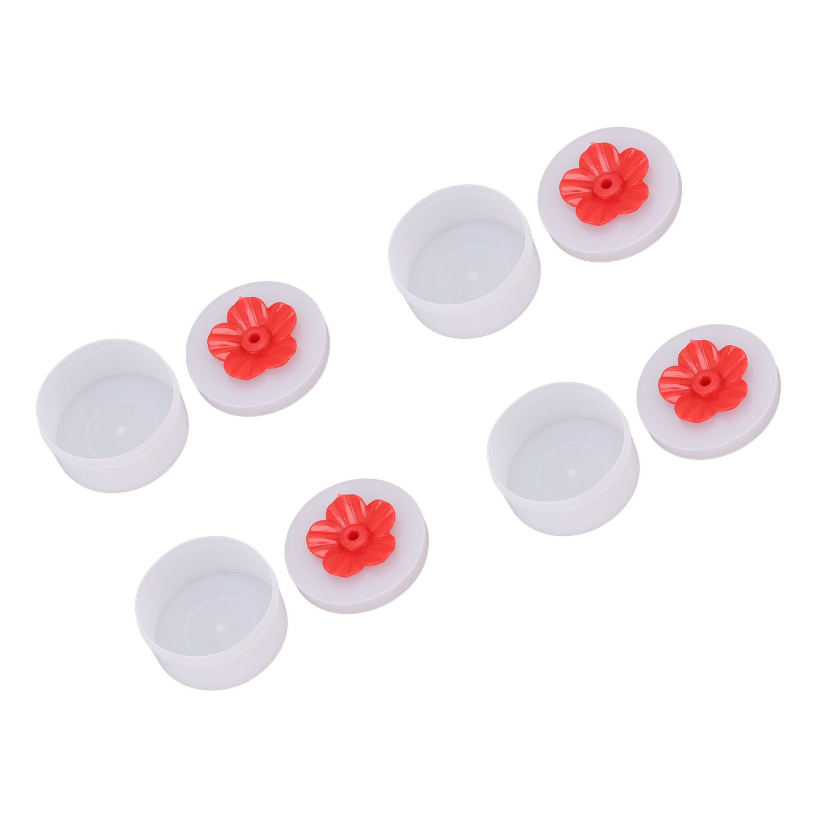4pcs Hummingbird Feeder Flower Shaped Handheld Bird Feeder Wild Bird Feeding view 4