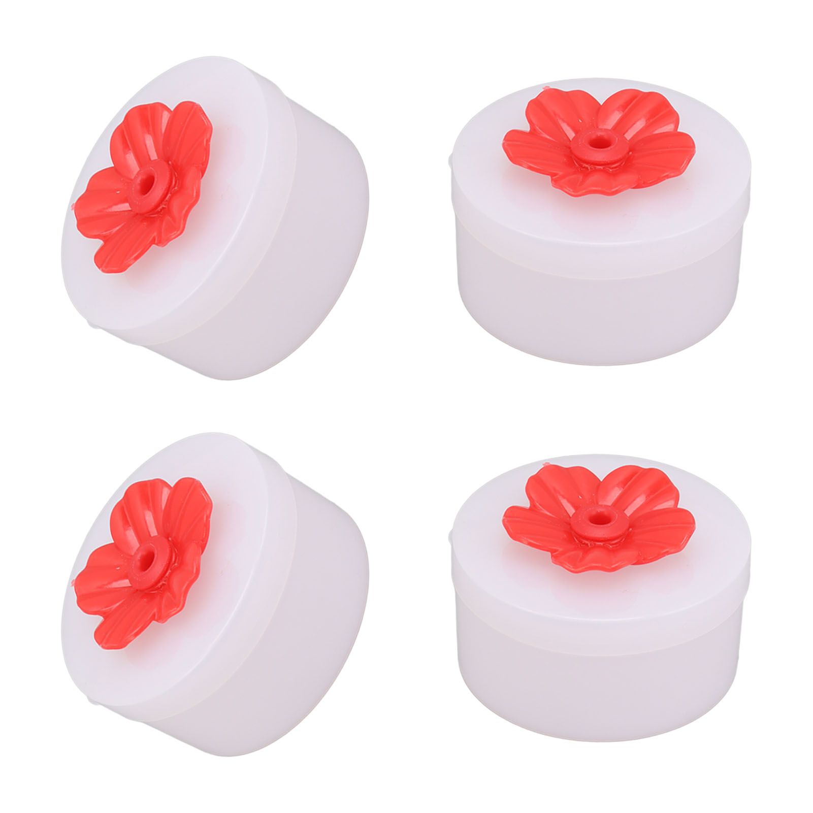 4pcs Hummingbird Feeder Flower Shaped Handheld Bird Feeder Wild Bird Feeding view 5