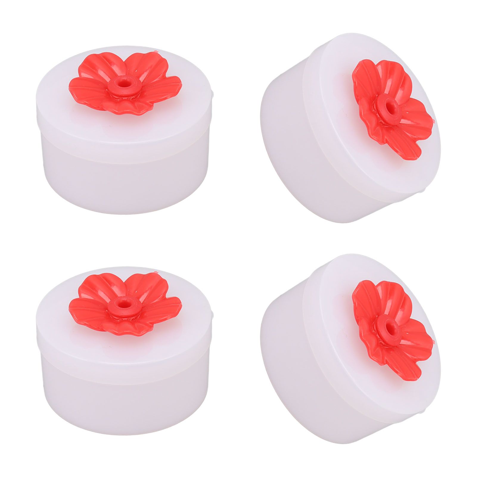 4pcs Hummingbird Feeder Flower Shaped Handheld Bird Feeder Wild Bird Feeding view 6