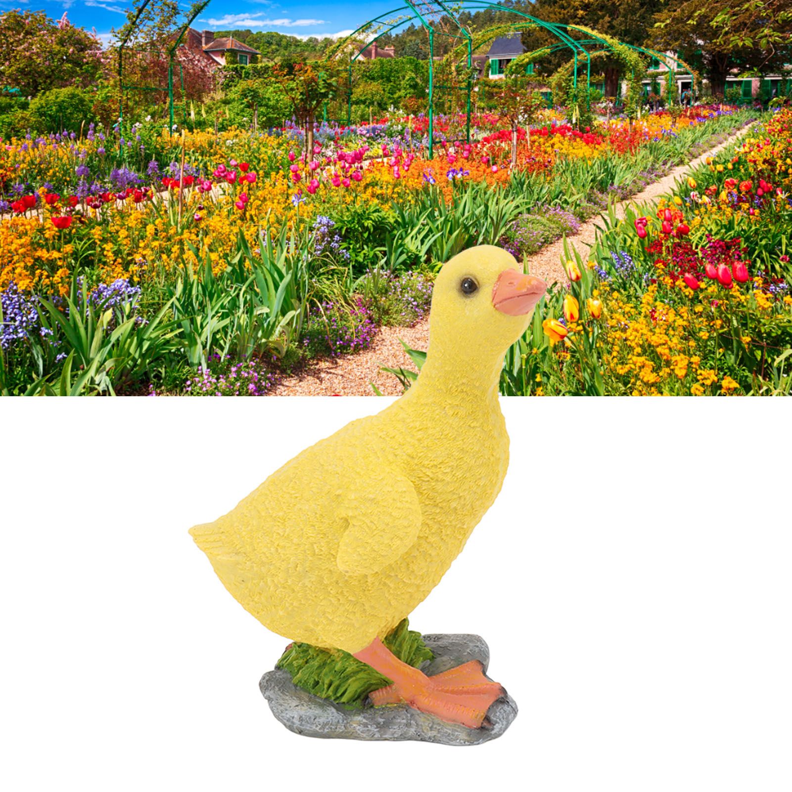 Garden Duck Statue Outdoor Yard Resin Cute Animal Lawn Figurine Patio Ornament view 12