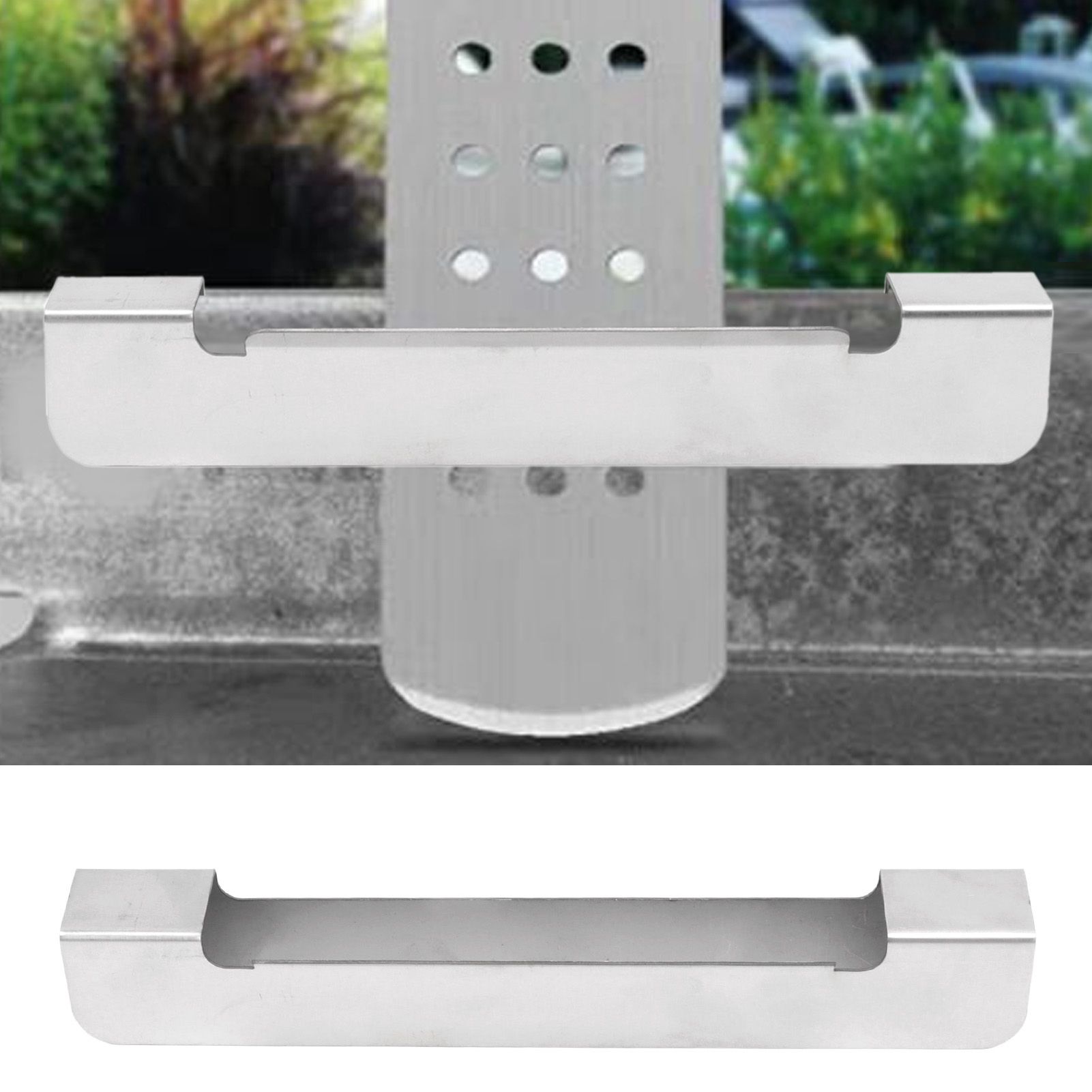Griddle Spatula Holder Heat Resistant Stainless Steel BBQ Spatula Rack Griddle view 15