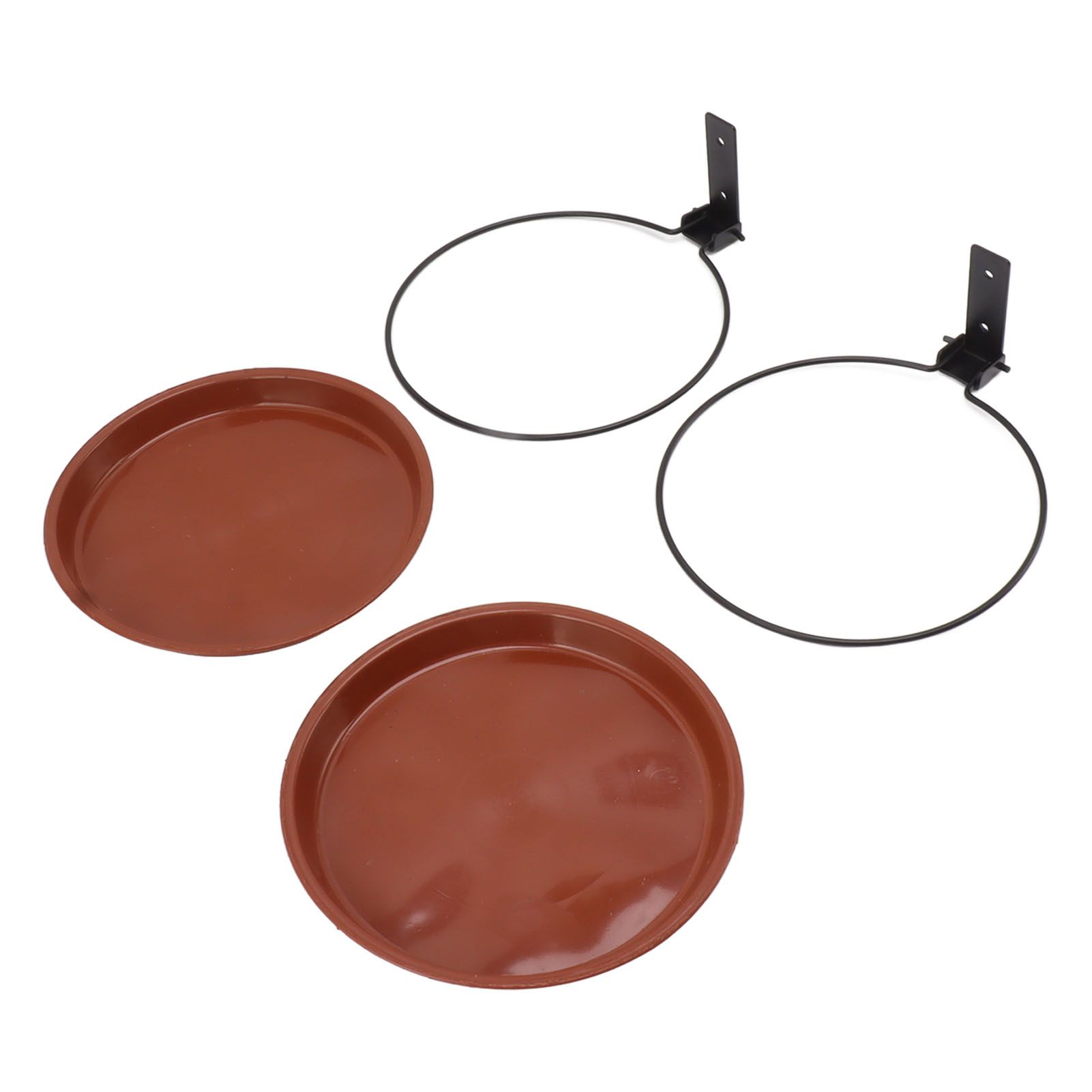 Tree Mounted Bird Feeder Tree Mounted Bird Bath Bowl with Heavy Duty Metal view 2