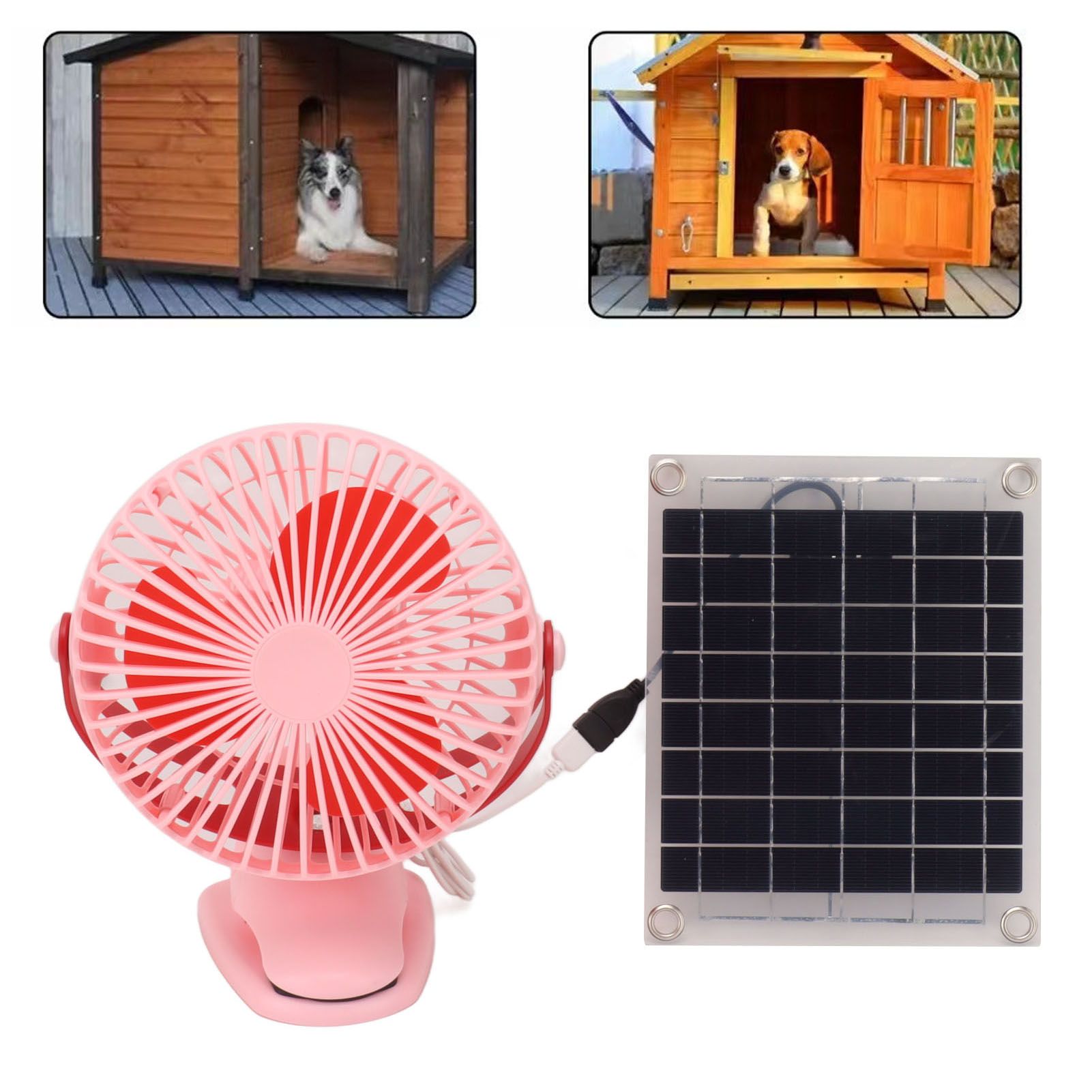 10W Monocrystalline Silicon Solar Ventilator Brushless Double Sided Rotation view 11