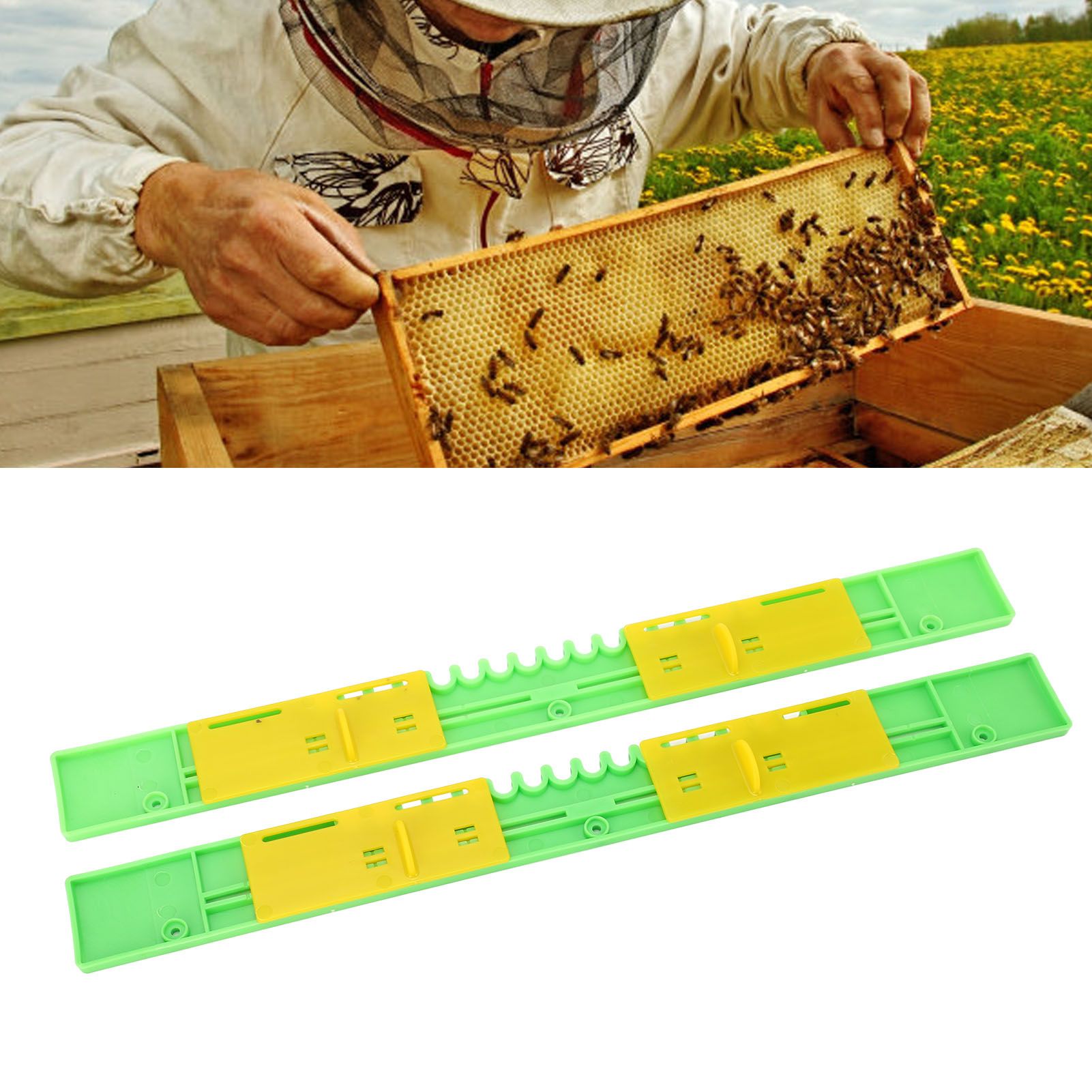 2PCS Bee Door Sliding Guards Beehive Entrance Reducer Beekeeping Gate Anti view 12