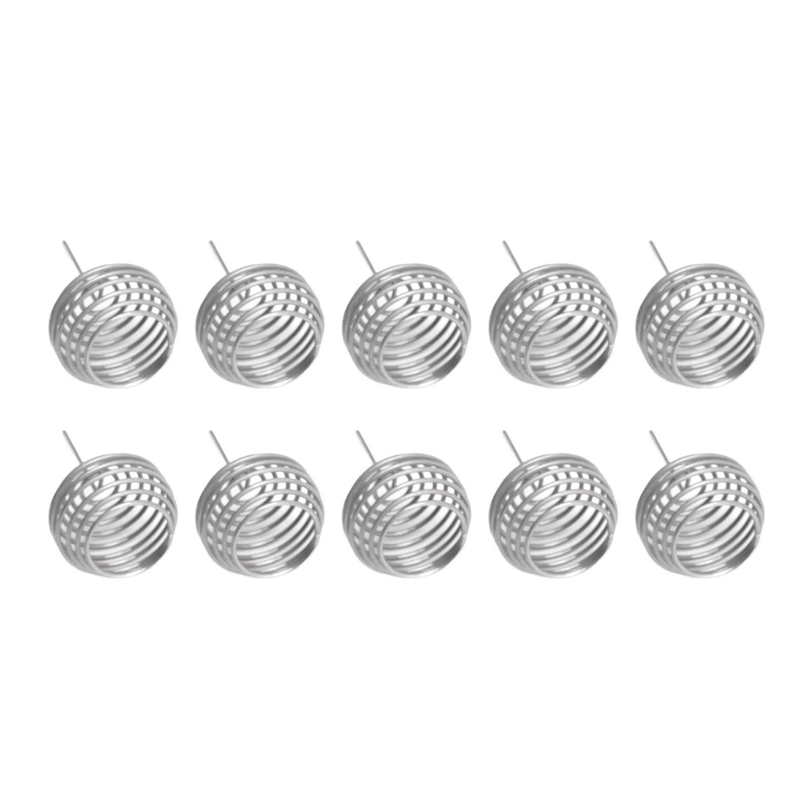100pcs Fertilizer Mesh Basket Stainless Steel Garden Nutrition Cups Small Size view 3