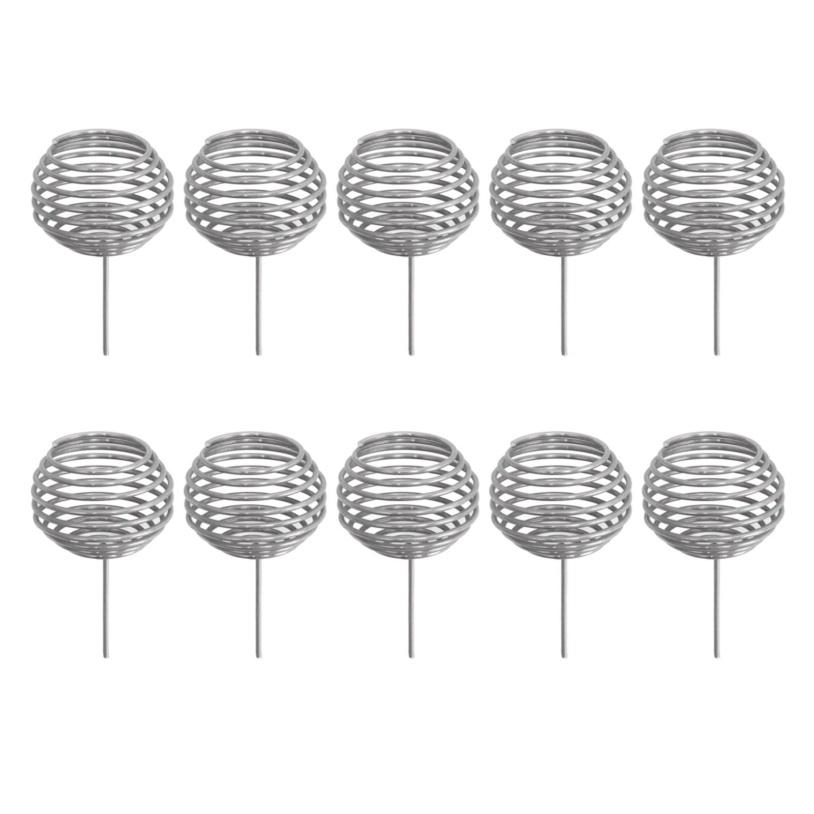 100pcs Fertilizer Mesh Basket Stainless Steel Garden Nutrition Cups Small Size view 6