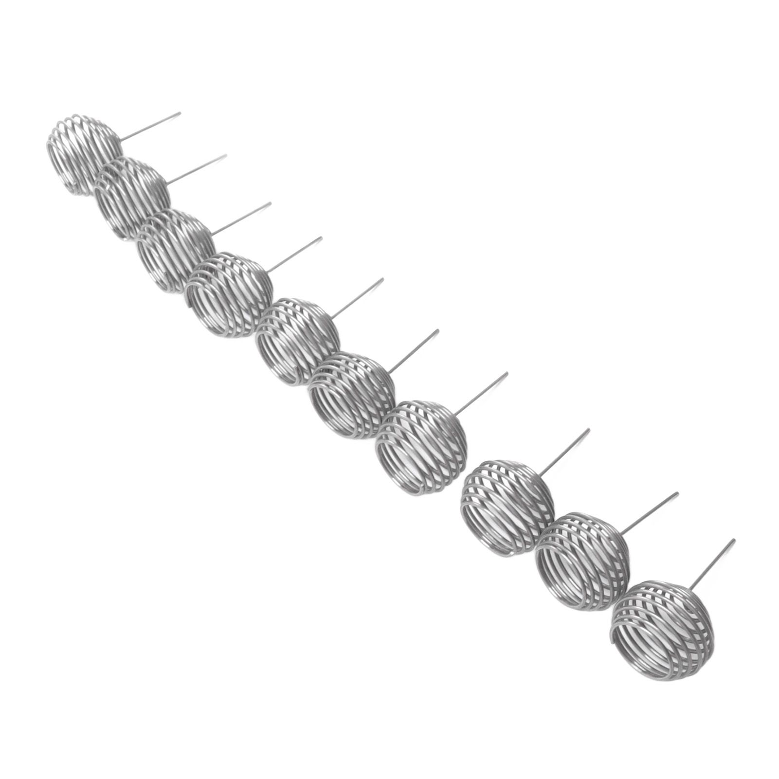100pcs Fertilizer Mesh Basket Stainless Steel Garden Nutrition Cups Small Size view 7
