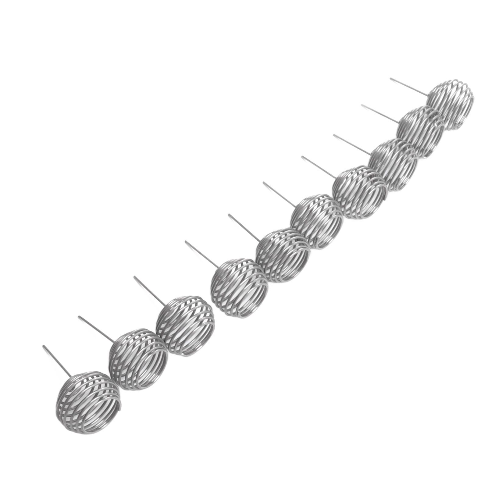 100pcs Fertilizer Mesh Basket Stainless Steel Garden Nutrition Cups Small Size view 10